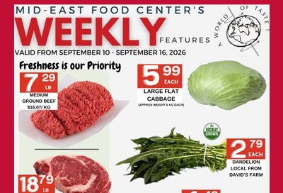 Mid-East Food Centre Flyer September 10 to 16