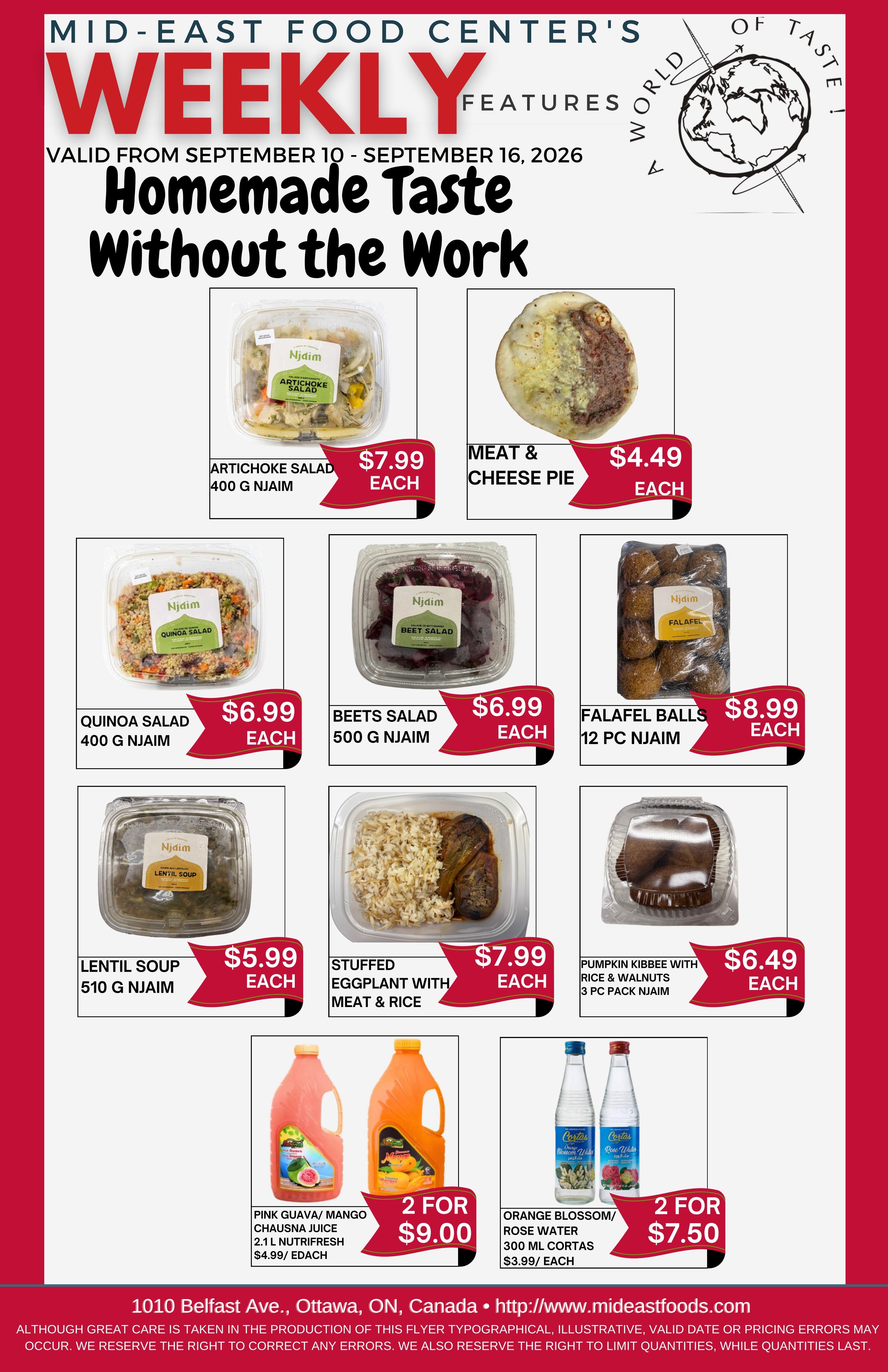 Mid-East Food Centre Flyer September 10 to 16