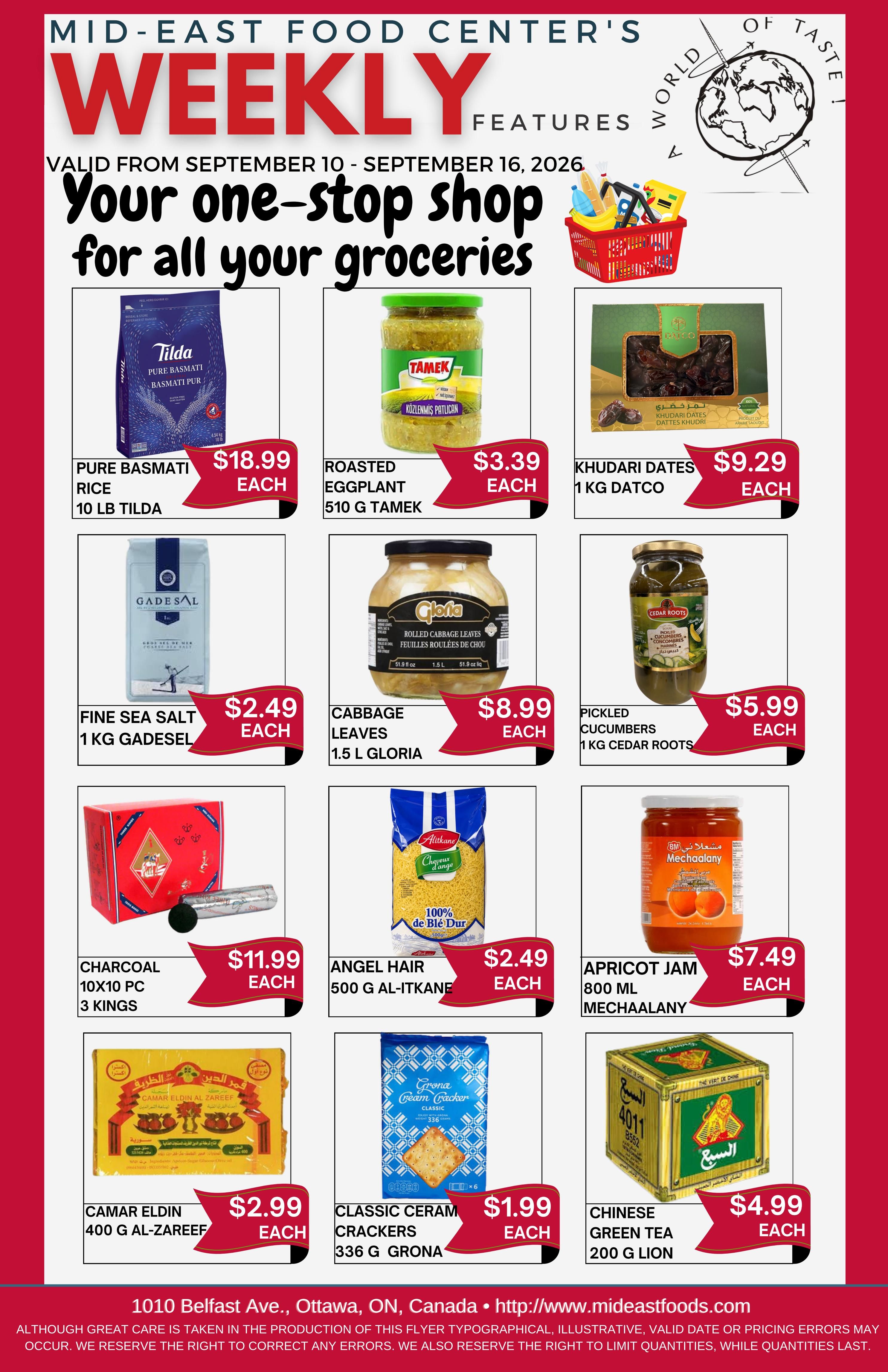Mid-East Food Centre Flyer September 10 to 16