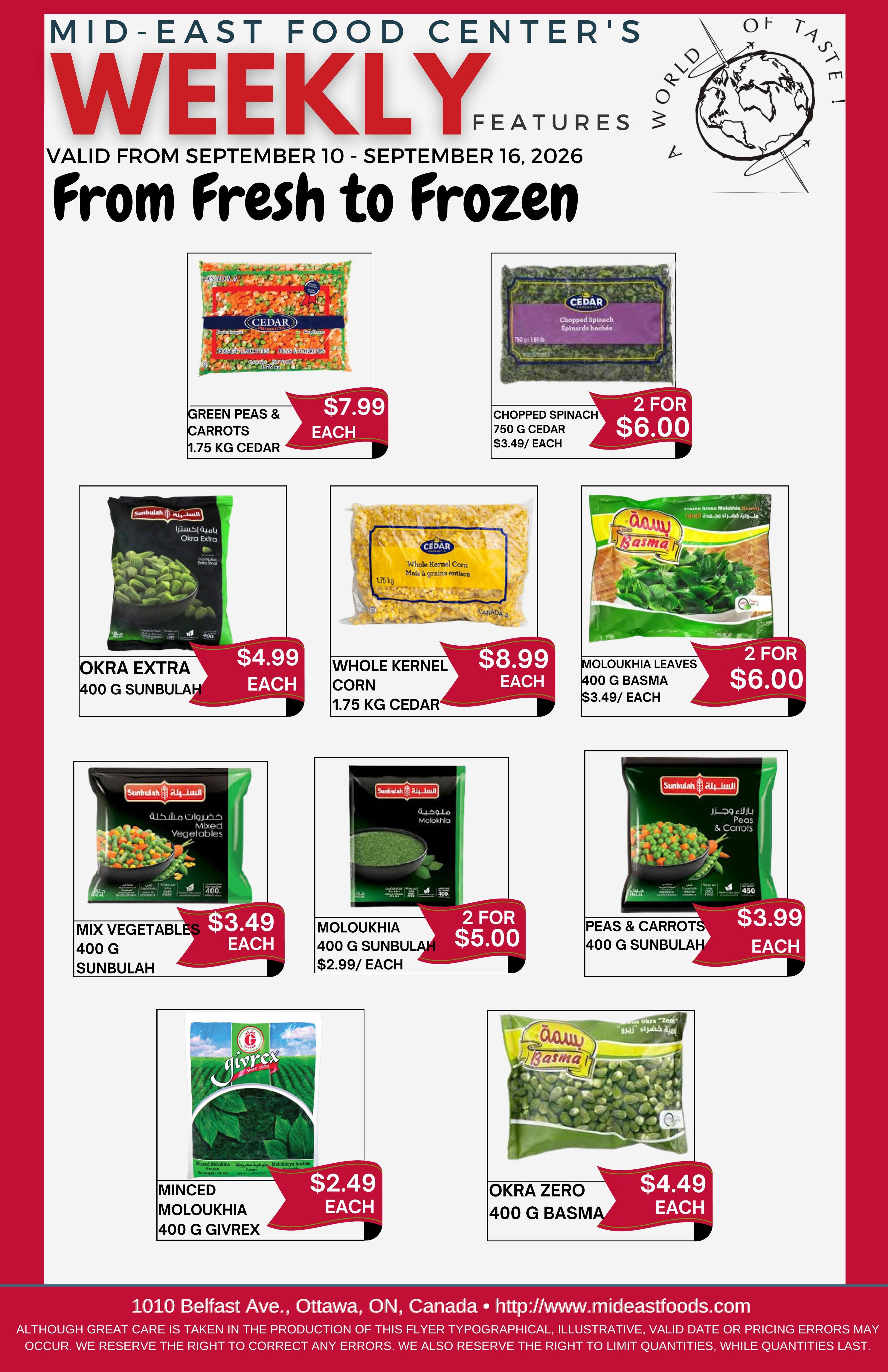 Mid-East Food Centre Flyer September 10 to 16