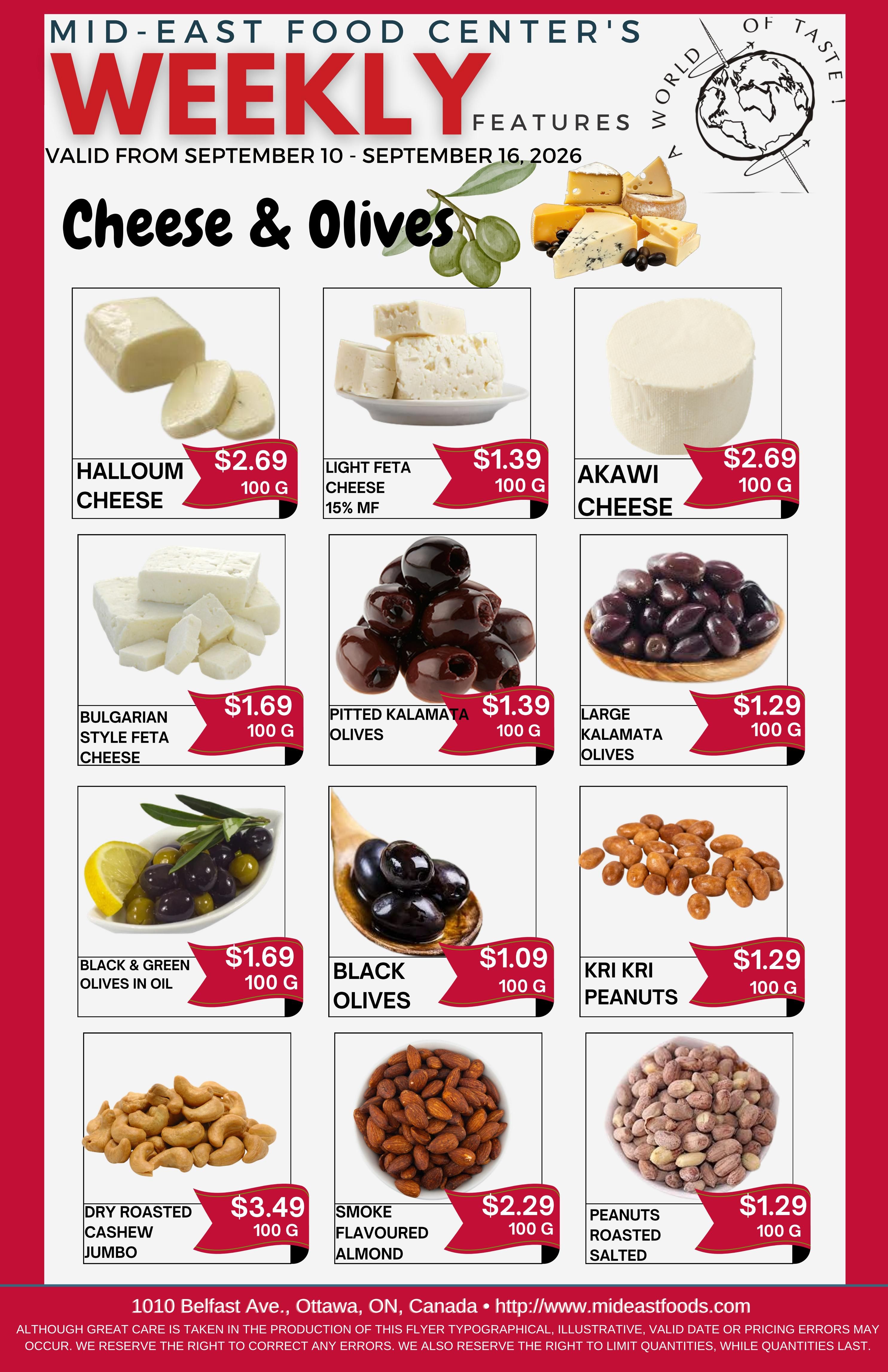 Mid-East Food Centre Flyer September 10 to 16