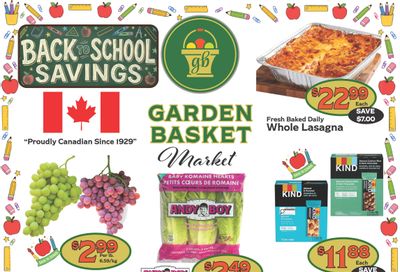The Garden Basket Flyer September 10 to 16