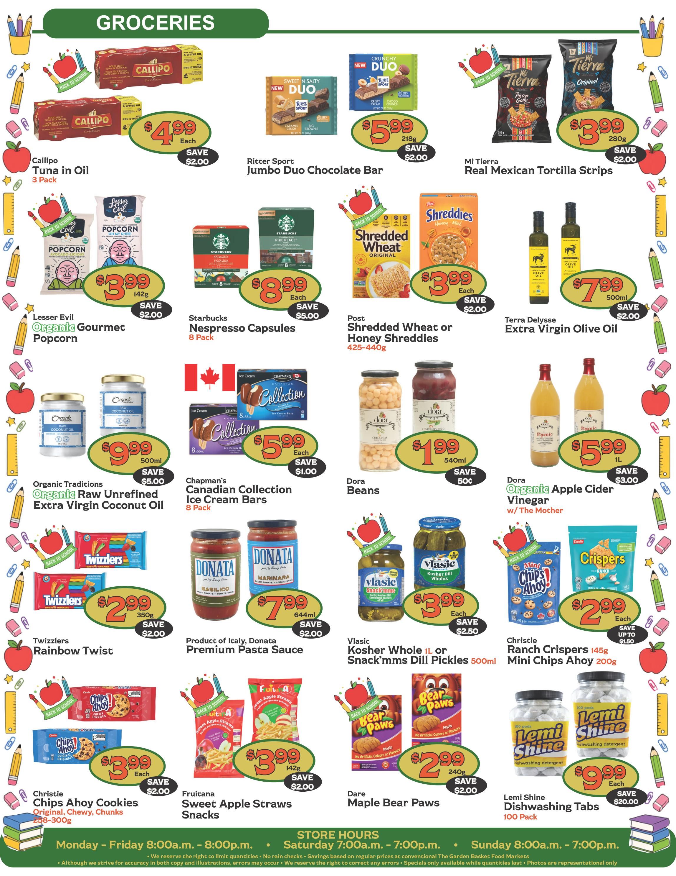 The Garden Basket Flyer September 10 to 16