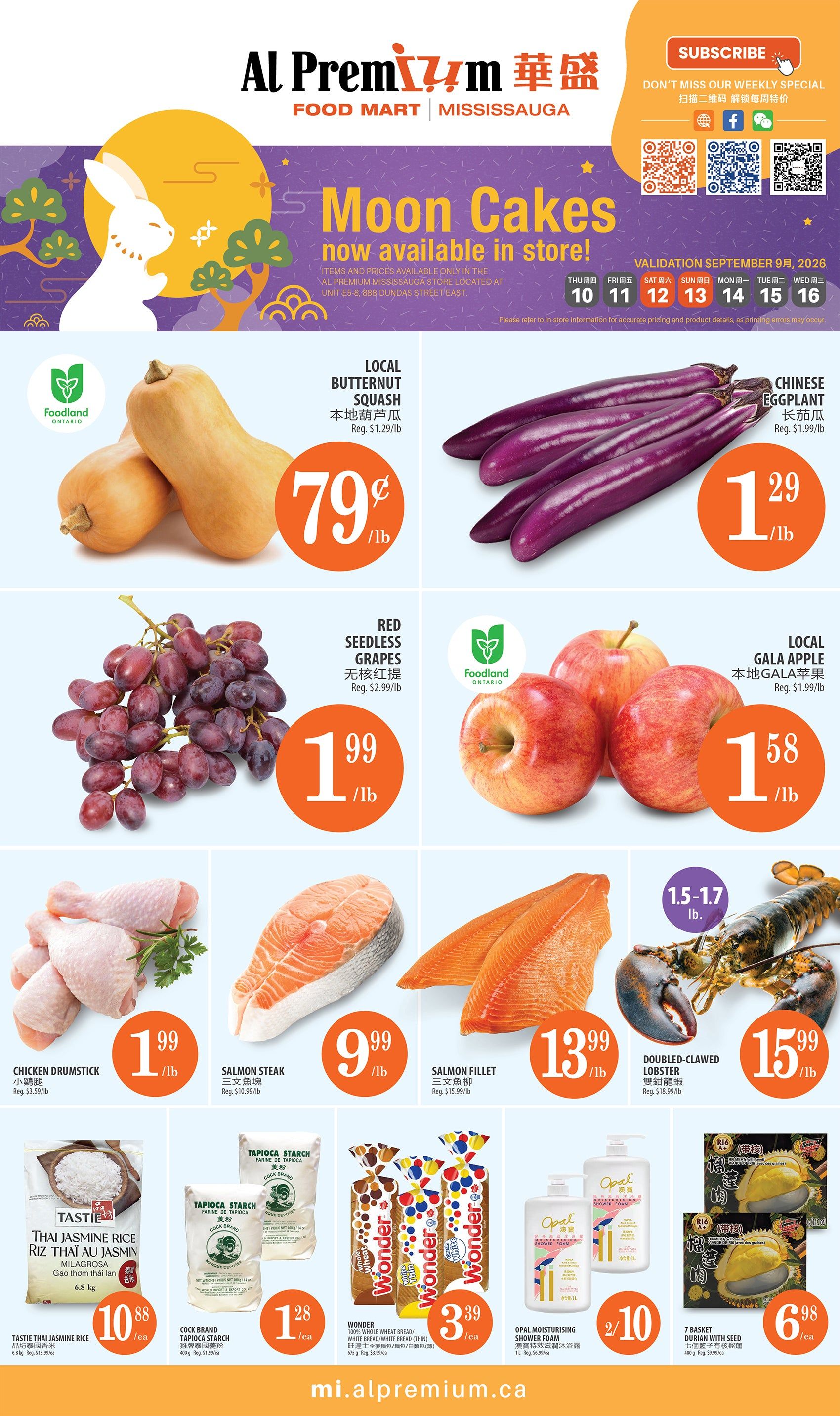 Al Premium Food Mart (Mississauga) Flyer September 10 to 16