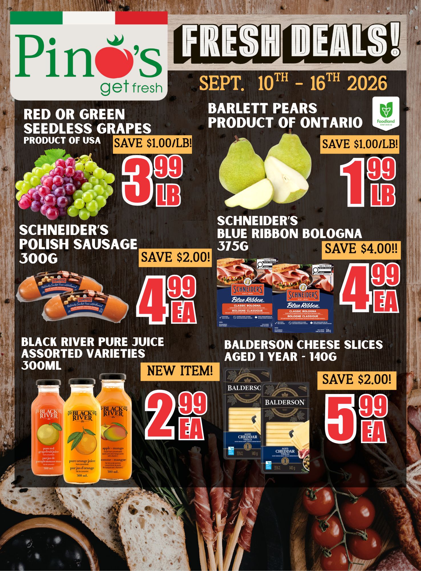 Pino's Flyer September 10 to 16