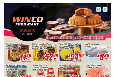 WinCo Food Mart (HWY 7) Flyer September 10 to 16
