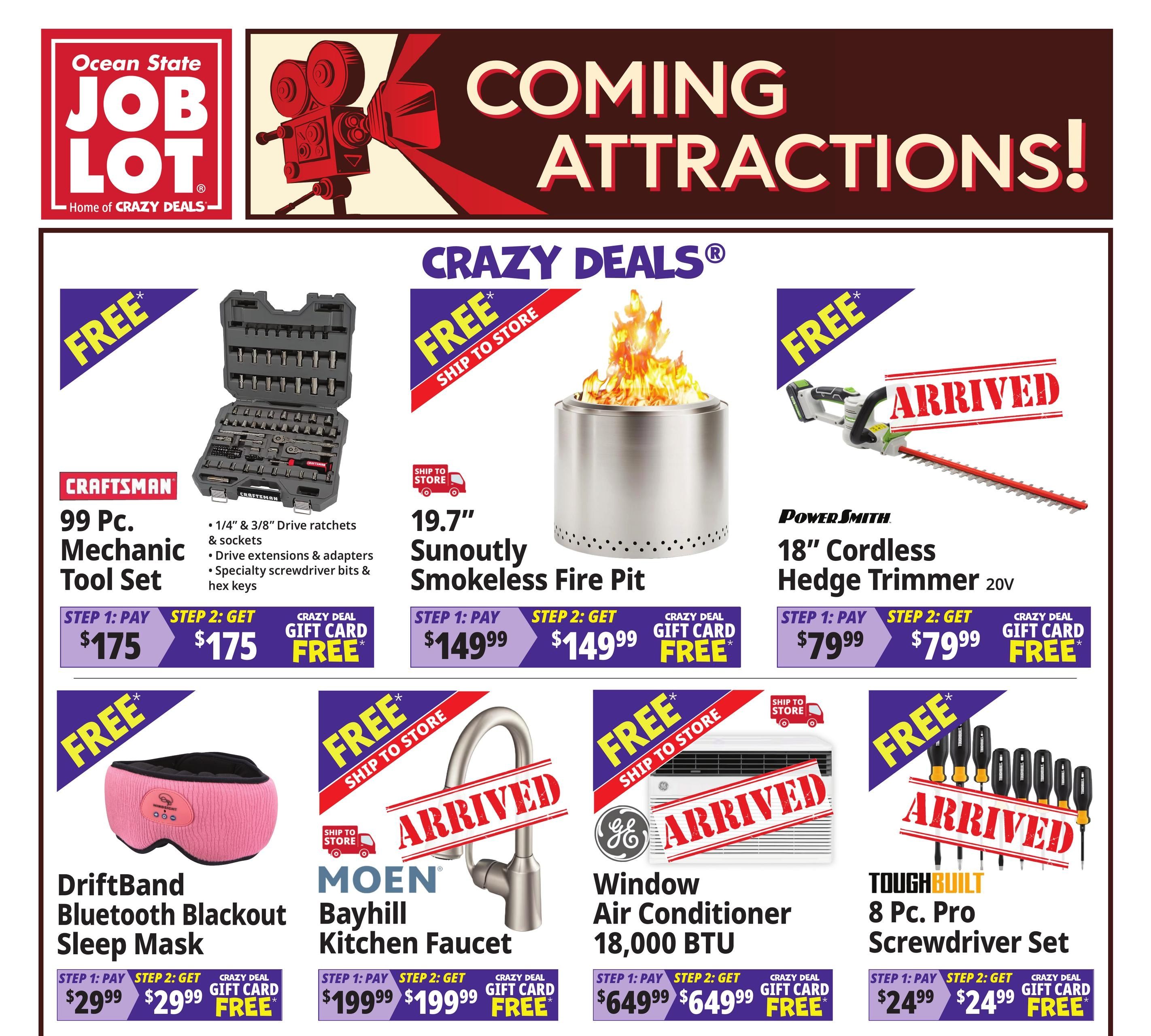 Ocean State Job Lot Coming Attractions Weekly Ad September 10 - 16, 2026