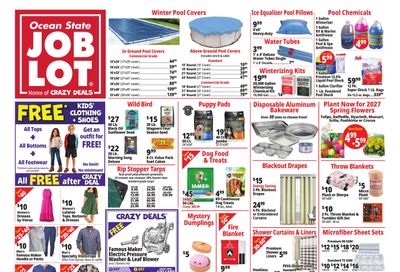 Ocean State Job Lot (Bridgeport Area, CT) Weekly Ad September 10 - 16, 2026