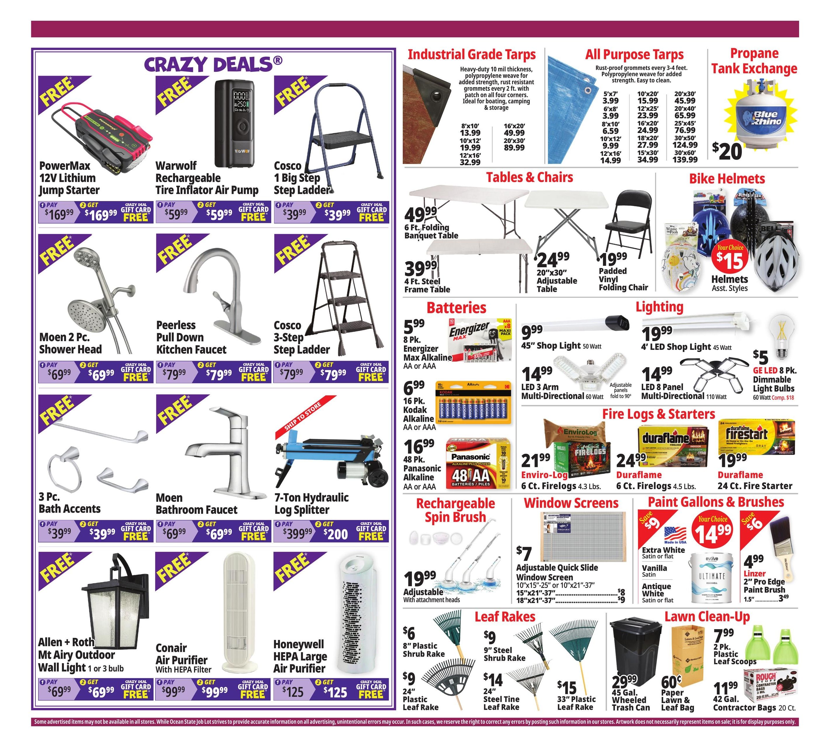 Ocean State Job Lot (Bridgeport Area, CT) Weekly Ad September 10 - 16, 2026