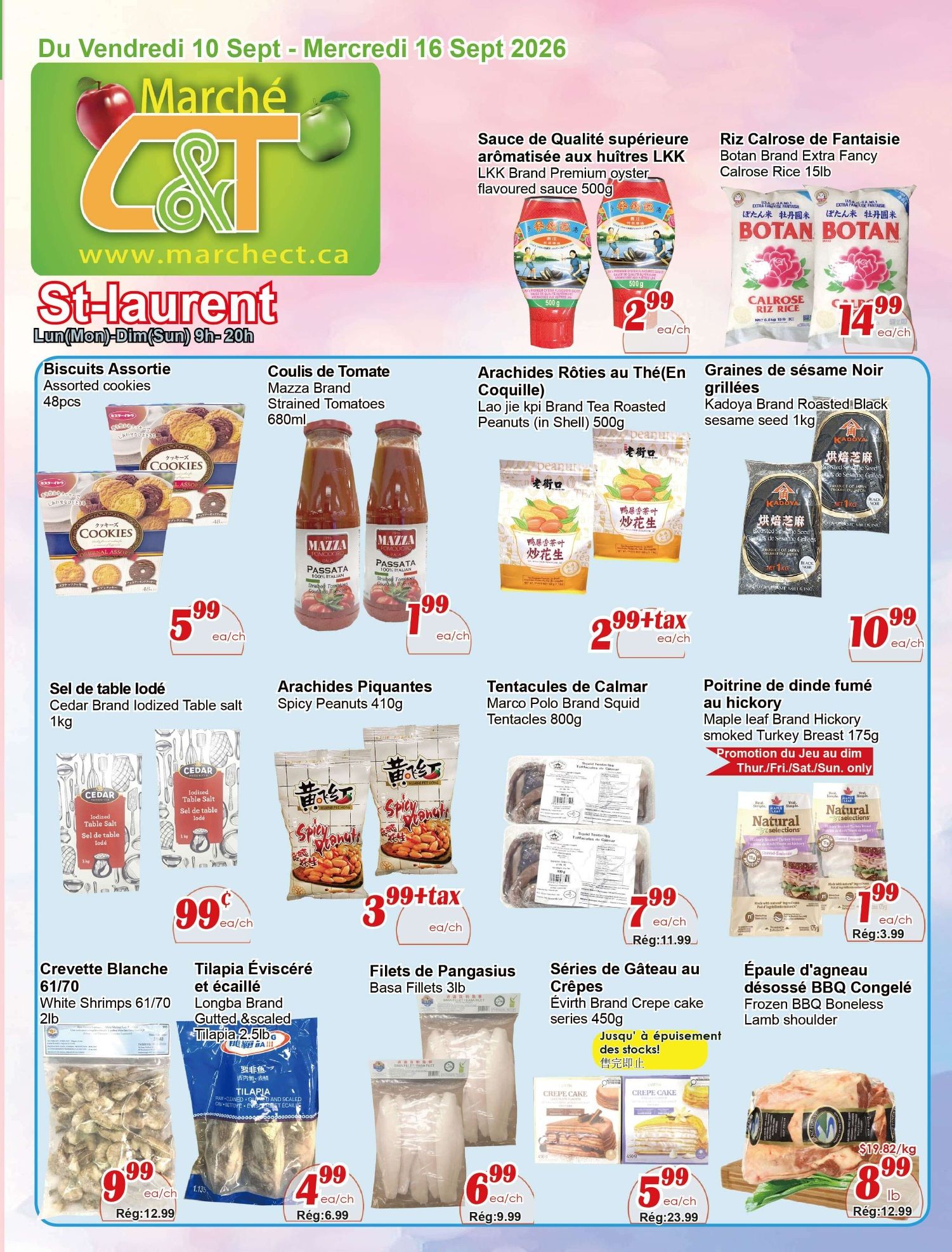 Marche C&T (St. Laurent) Flyer September 10 to 16