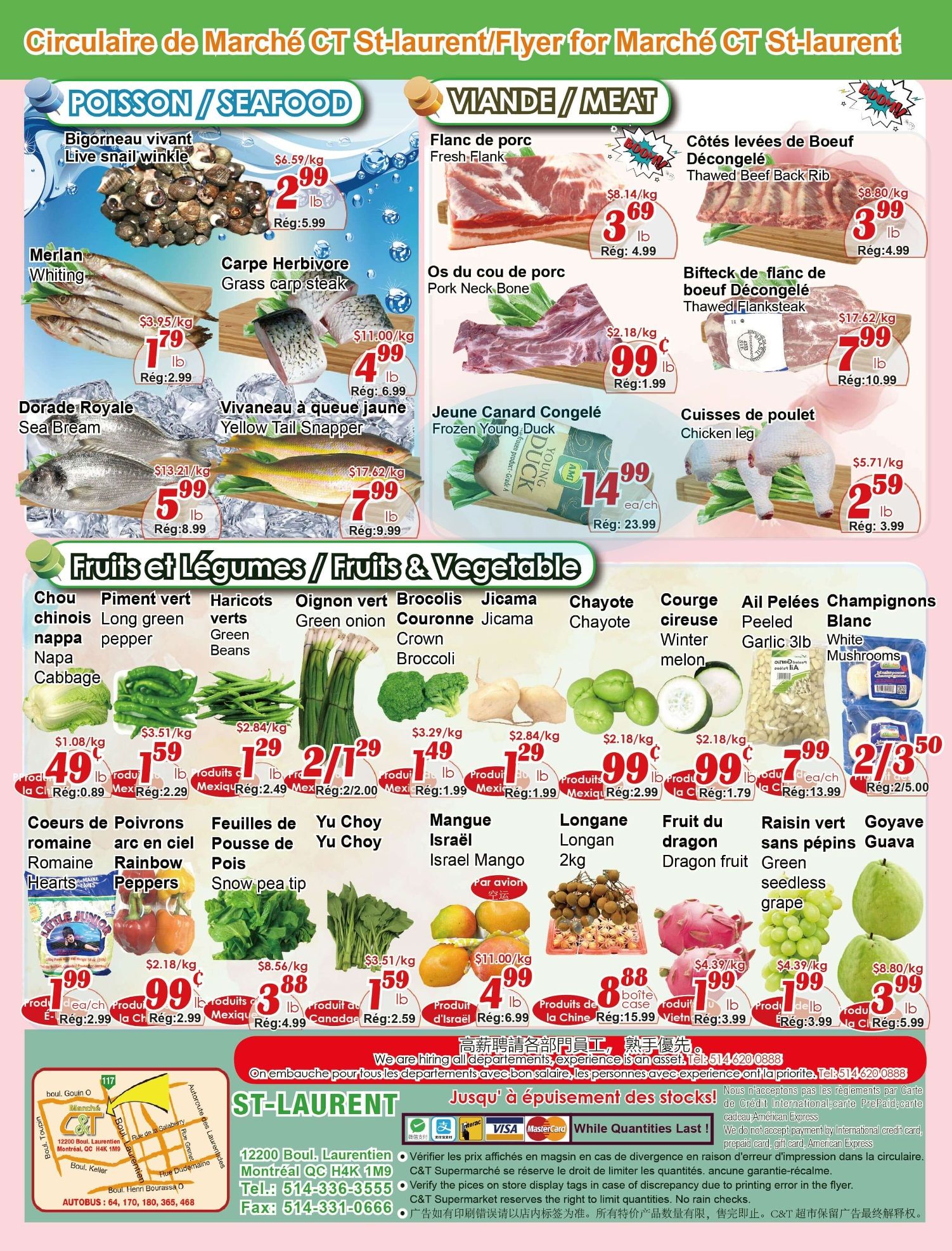 Marche C&T (St. Laurent) Flyer September 10 to 16