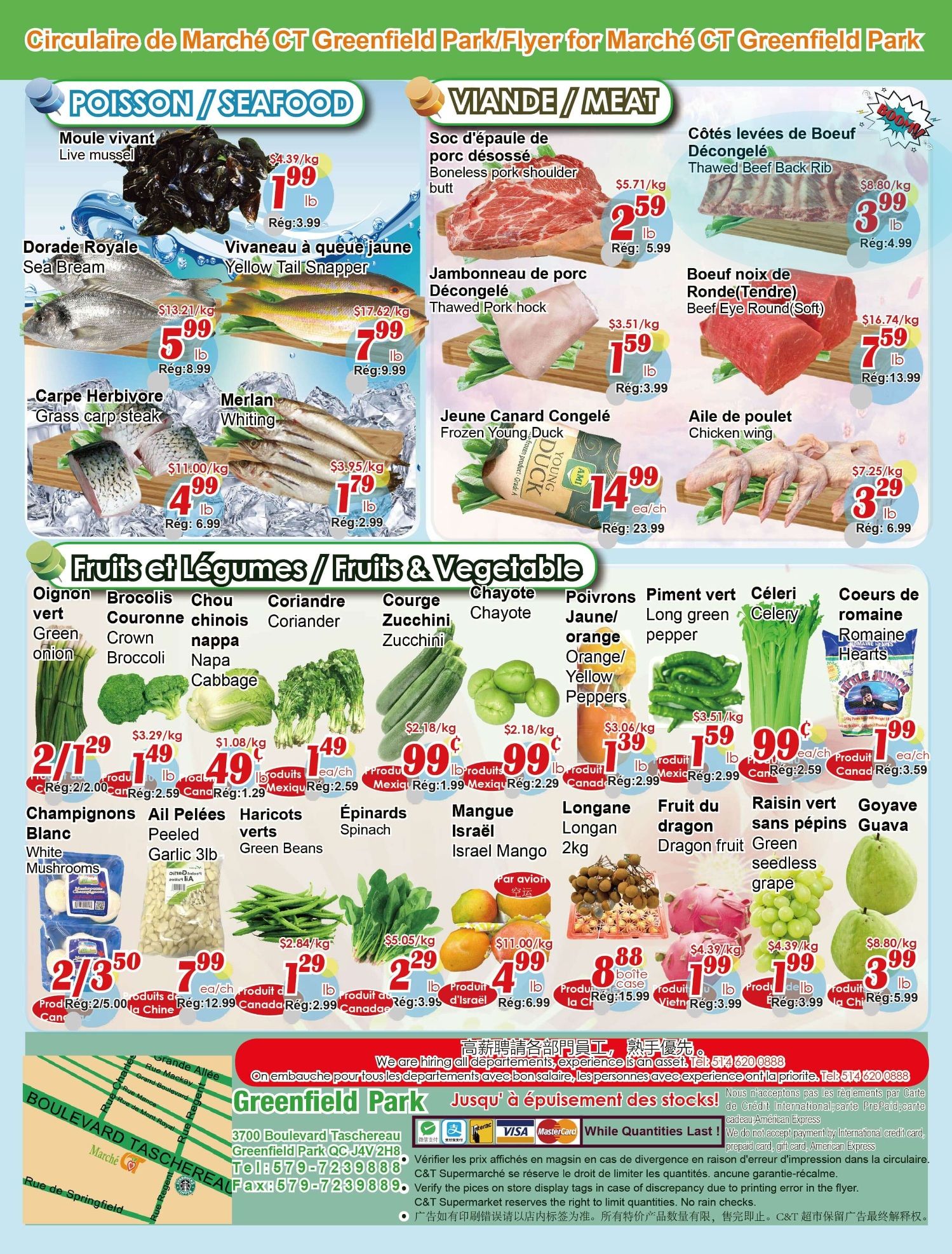 Marche C&T (Greenfield Park) Flyer September 10 to 16