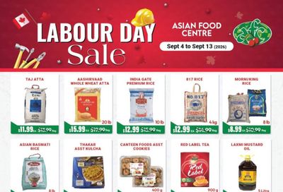 Asian Food Centre Flyer September 4 to 13