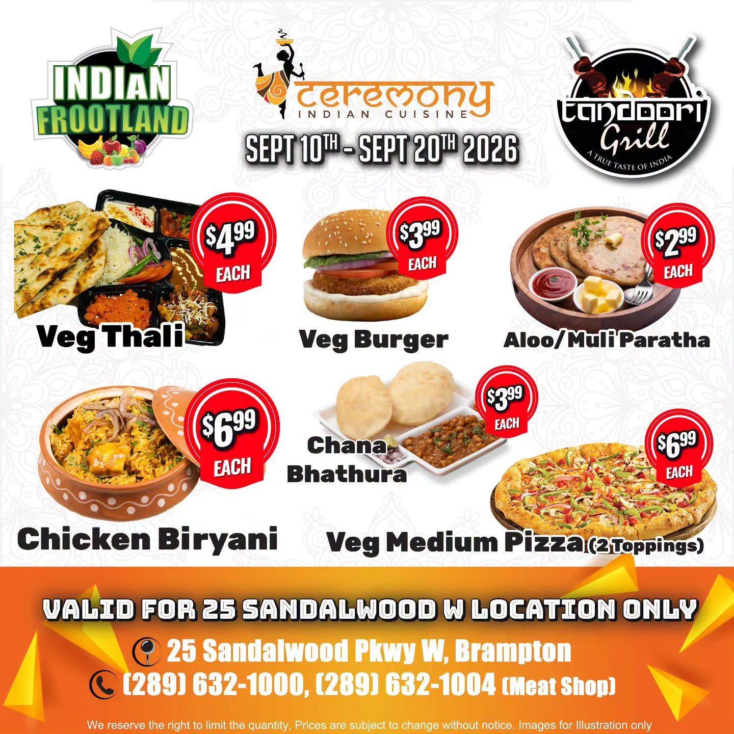 Indian Frootland (Sandalwood W) Flyer September 10 to 20