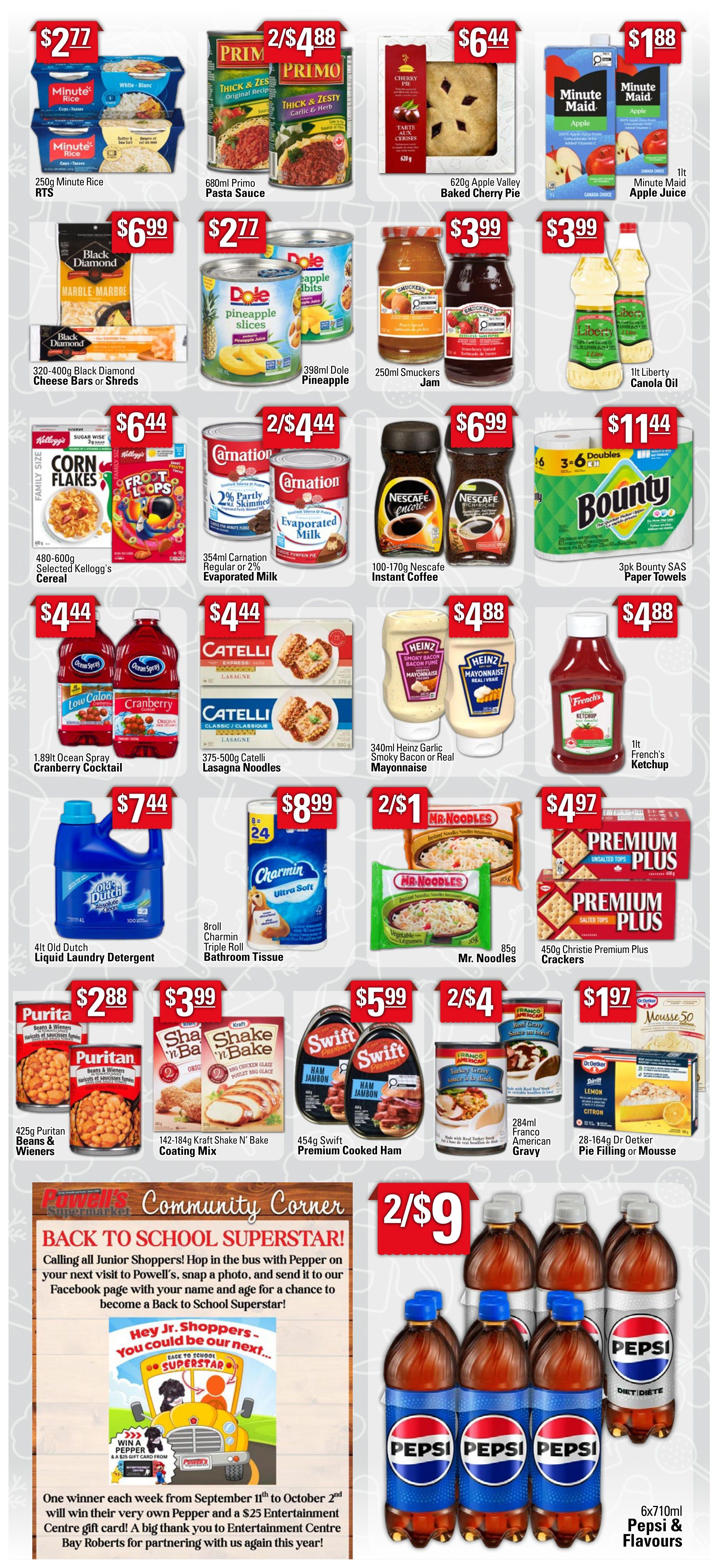Powell's Supermarket Flyer September 10 to 16