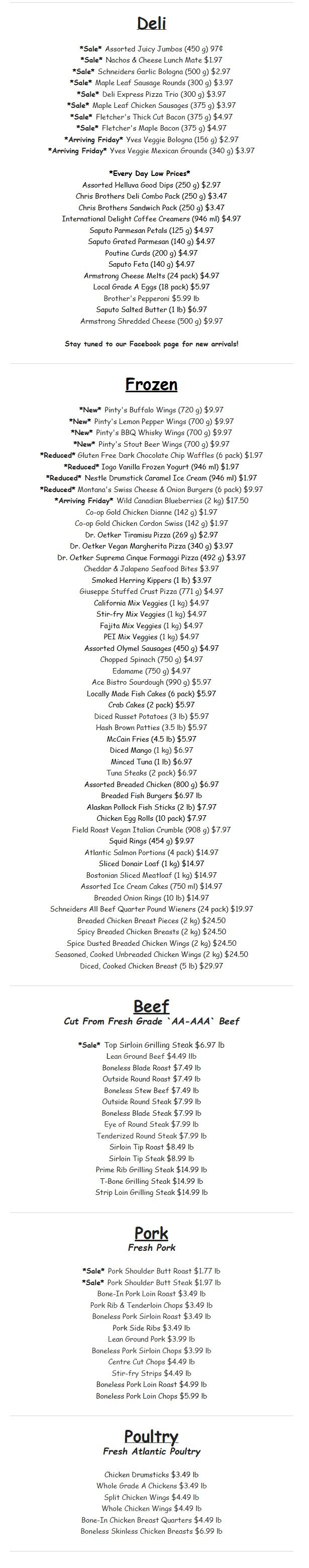 Gateway Meat Market Flyer September 10 to 16