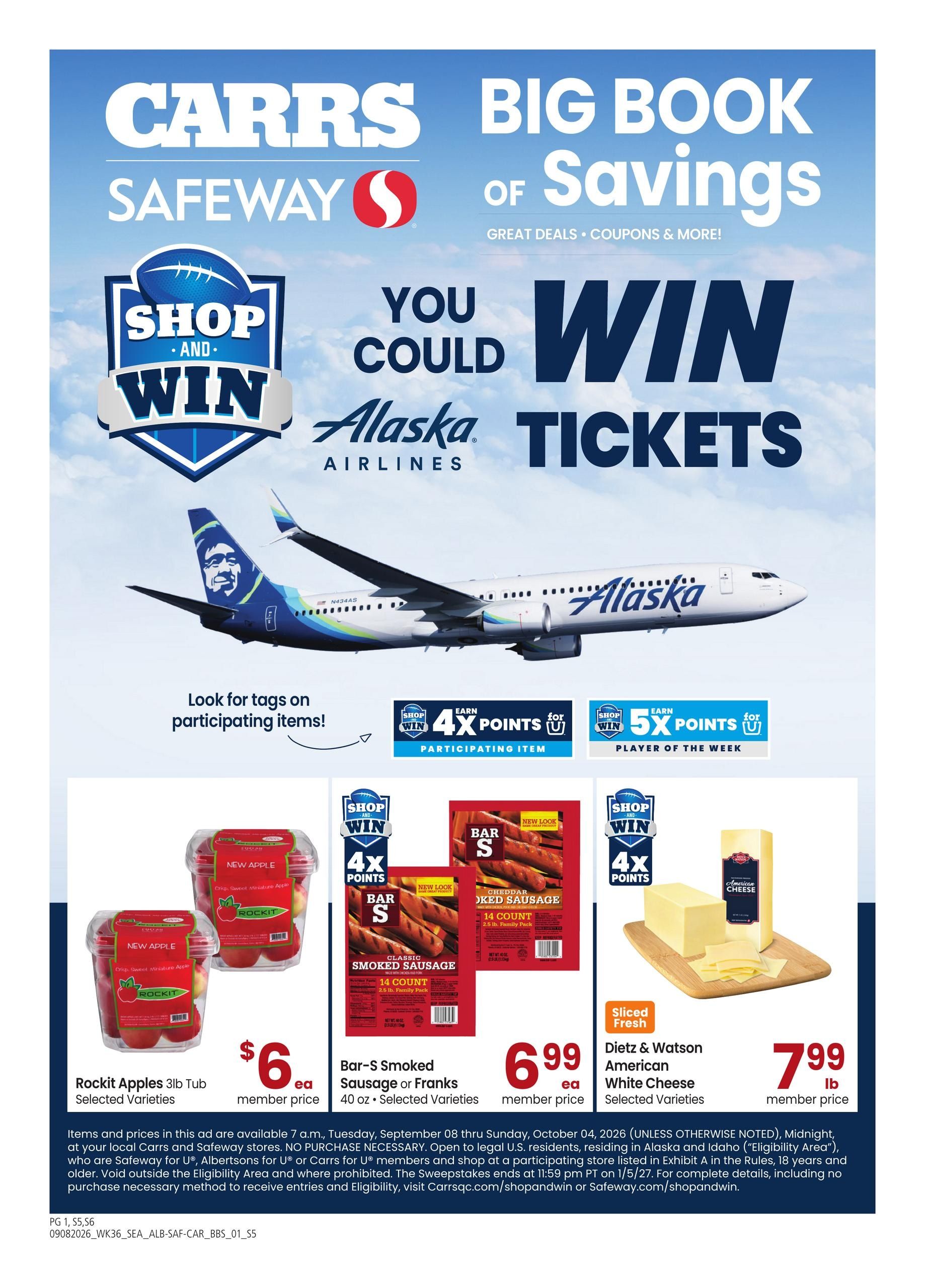 Carrs Big Book of Savings Weekly Ad September 8 - October 4, 2026