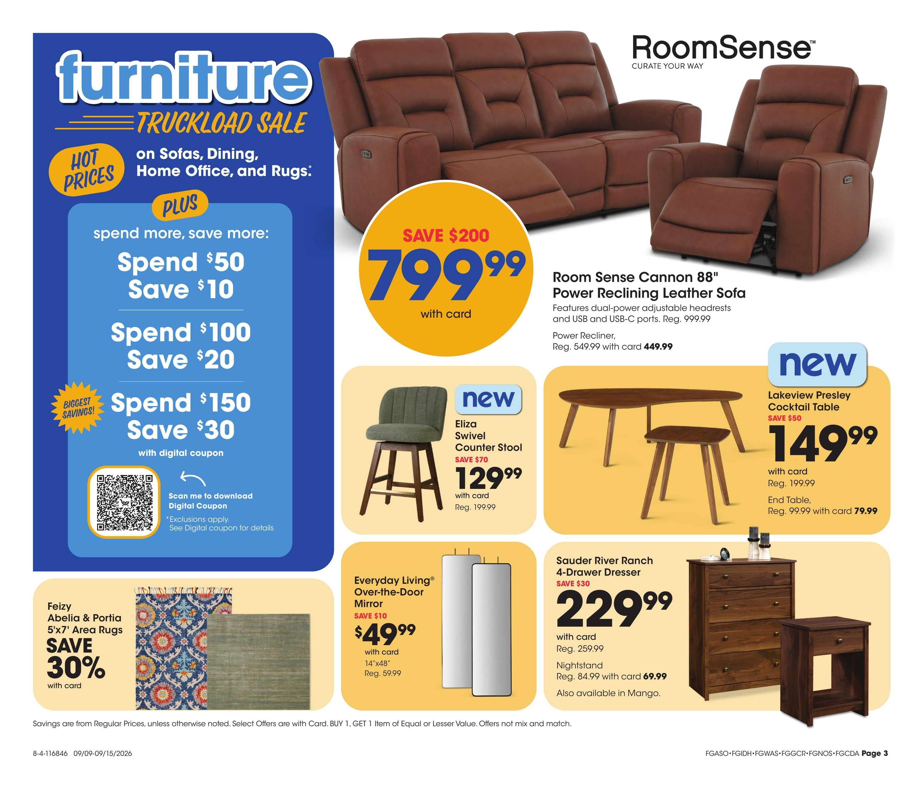 Fred Meyer (Bend Area, OR) Home & Apparel Weekly Ad September 9 - 15, 2026