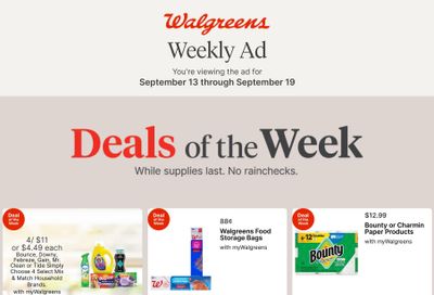 Walgreens (Anchorage Area, AK) Weekly Ad September 13 - 19, 2026