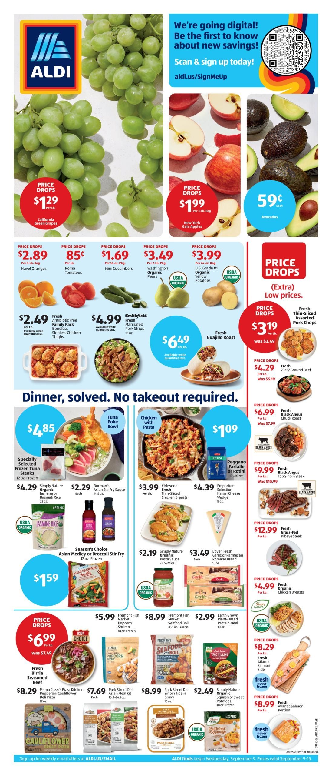 ALDI (Bethany Beach Area, DE) Weekly Ad September 9 - 15, 2026