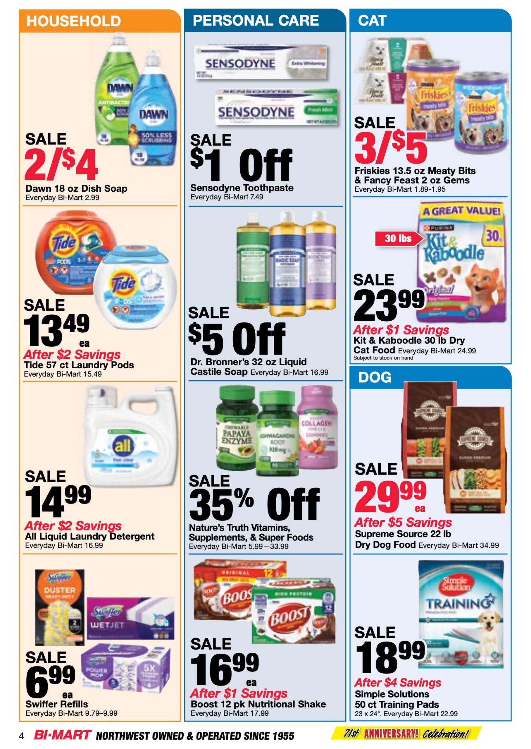 Bi-Mart Weekly Ad August 25 - September 14, 2026