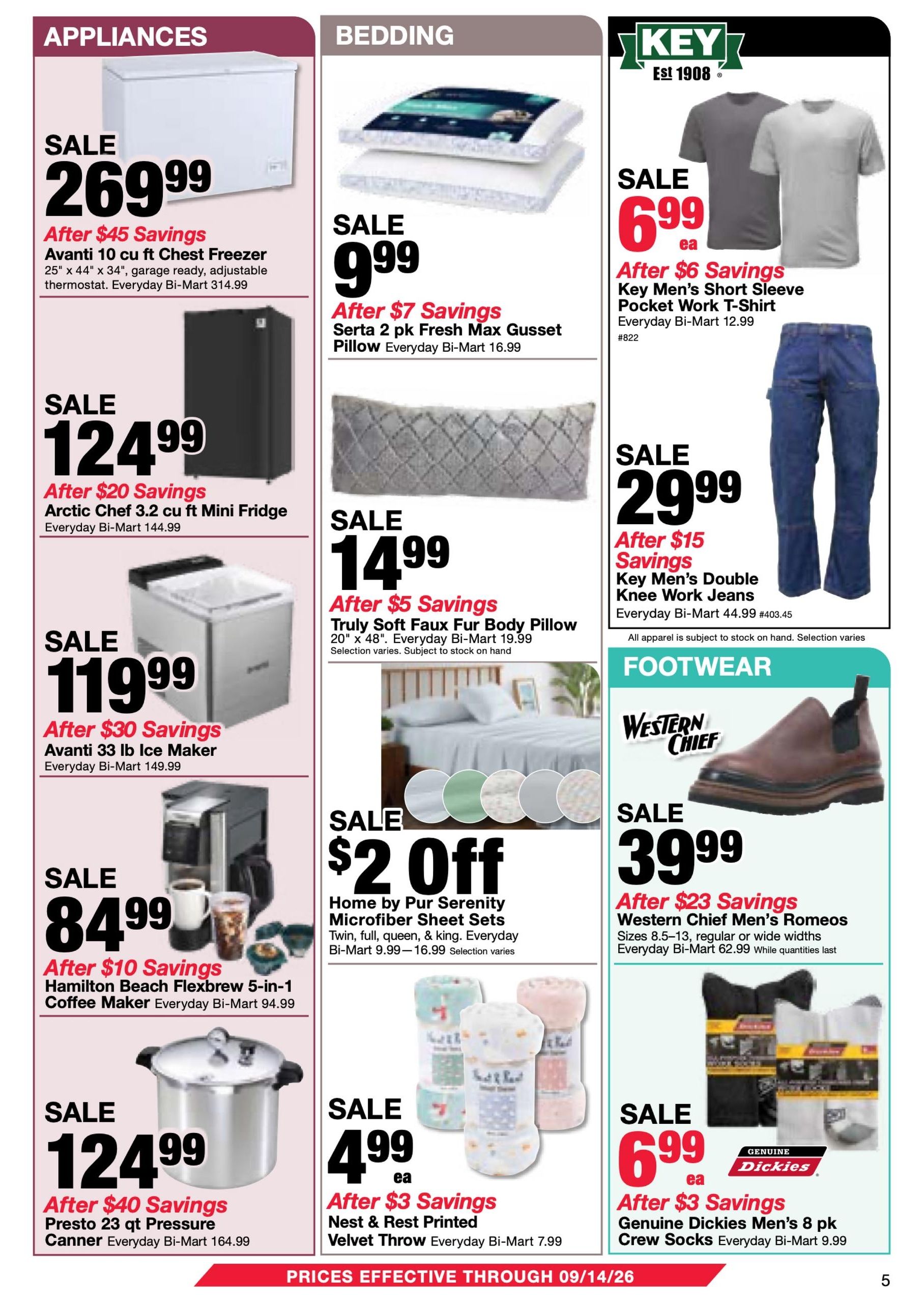 Bi-Mart Weekly Ad August 25 - September 14, 2026
