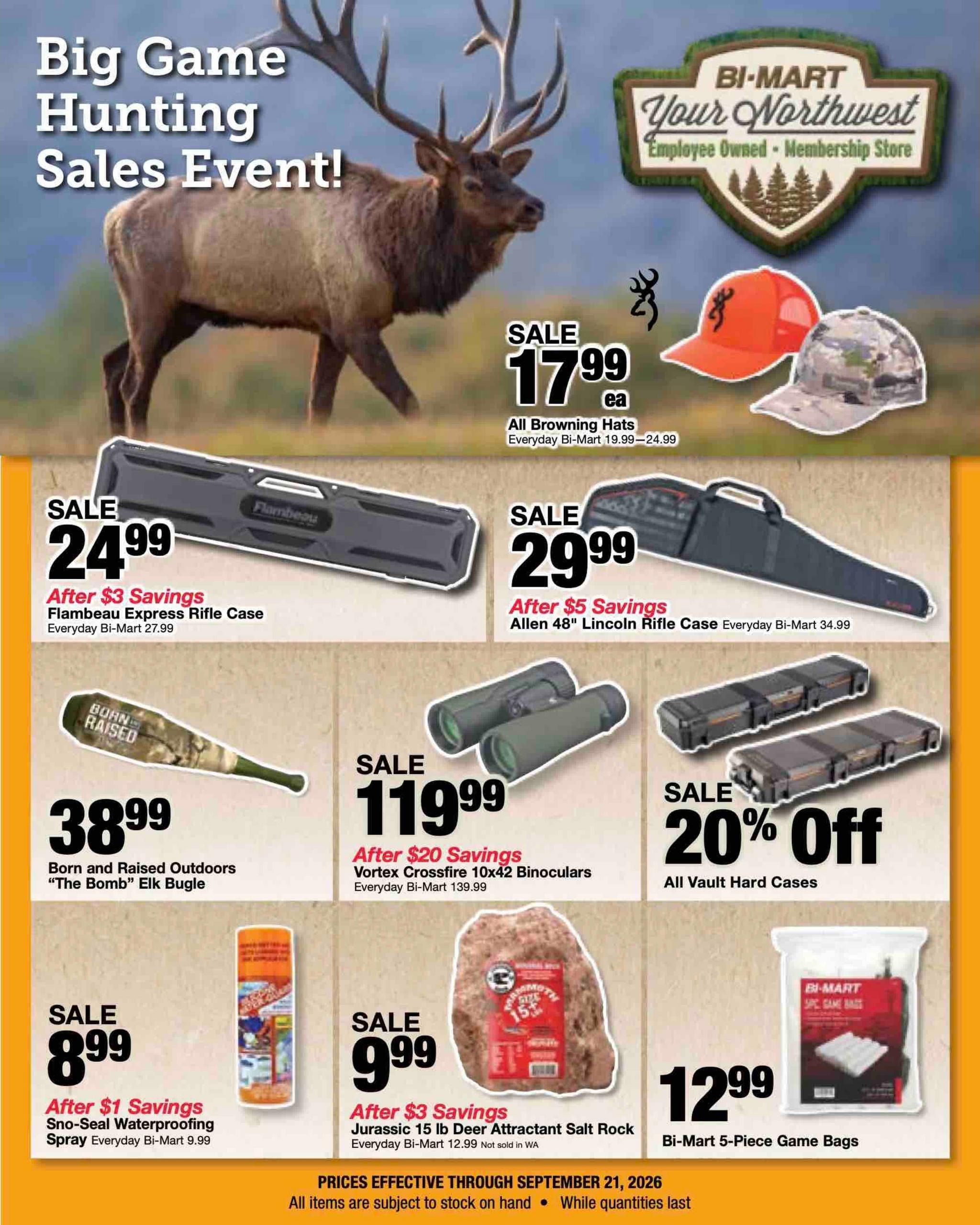 Bi-Mart Weekly Ad August 25 - September 14, 2026