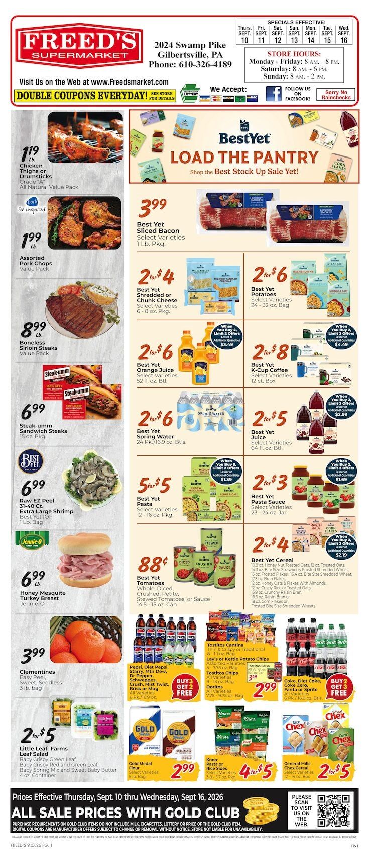 Freed's Market Weekly Ad September 10 - 16, 2026