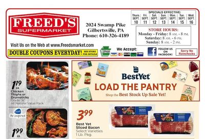 Freed's Market Weekly Ad September 10 - 16, 2026