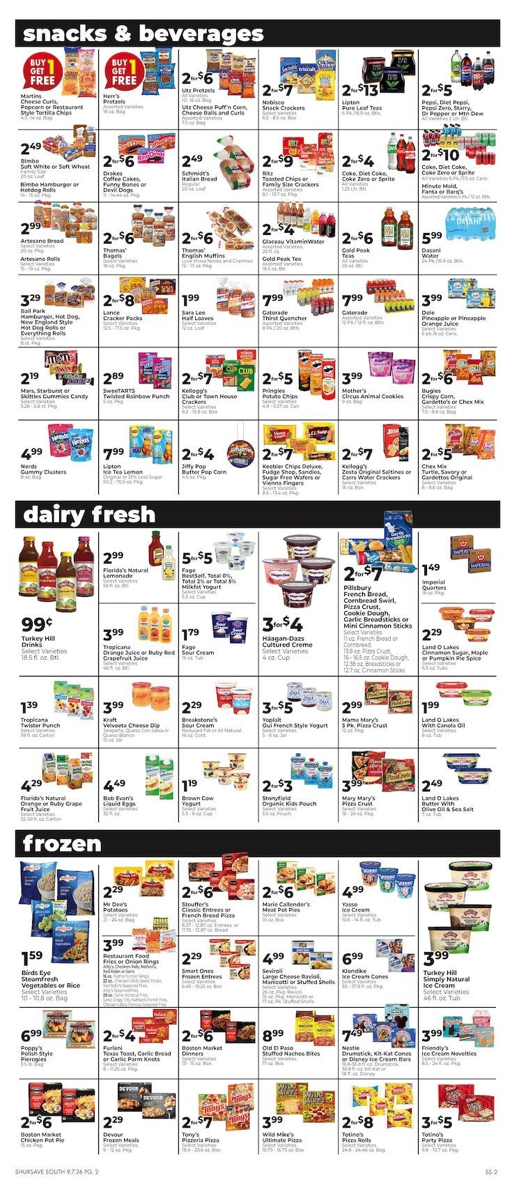 Freed's Market Weekly Ad September 10 - 16, 2026