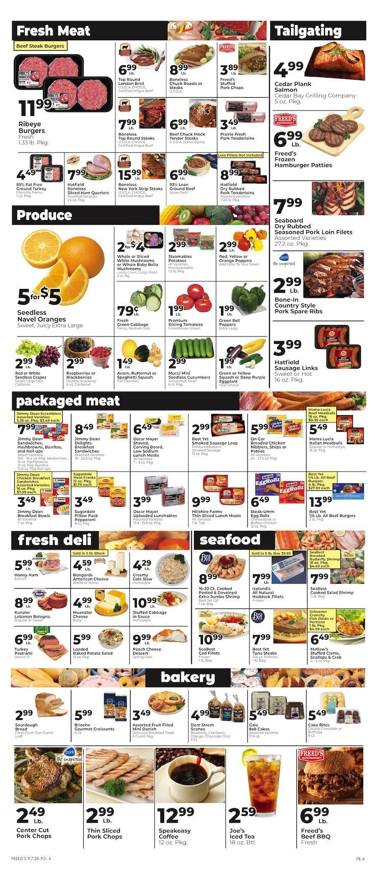 Freed's Market Weekly Ad September 10 - 16, 2026