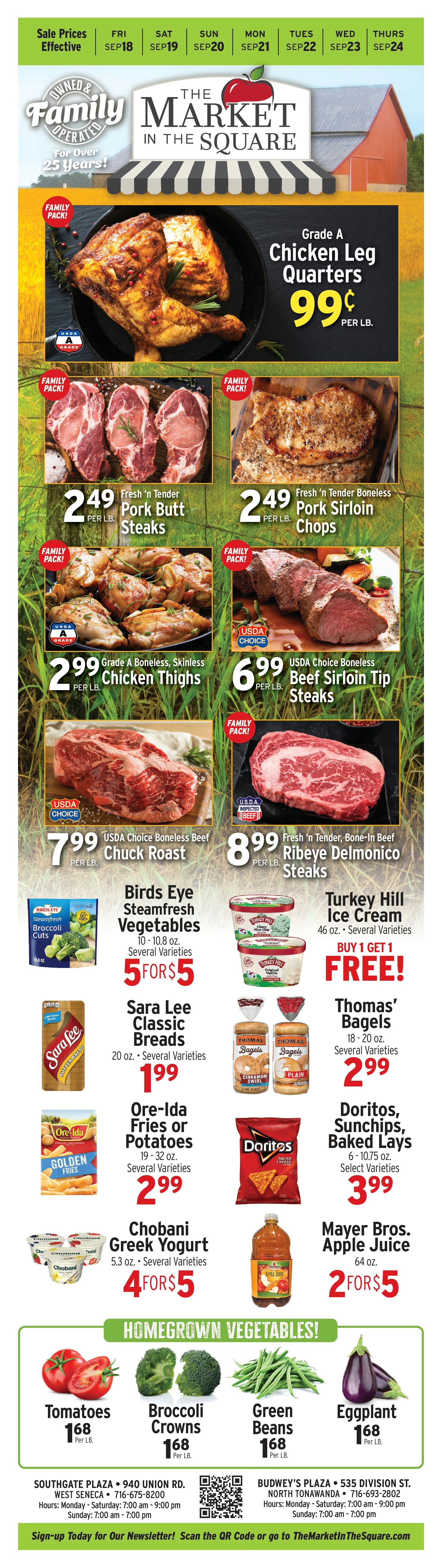 The Market in the Square Weekly Ad September 18 - 24, 2026