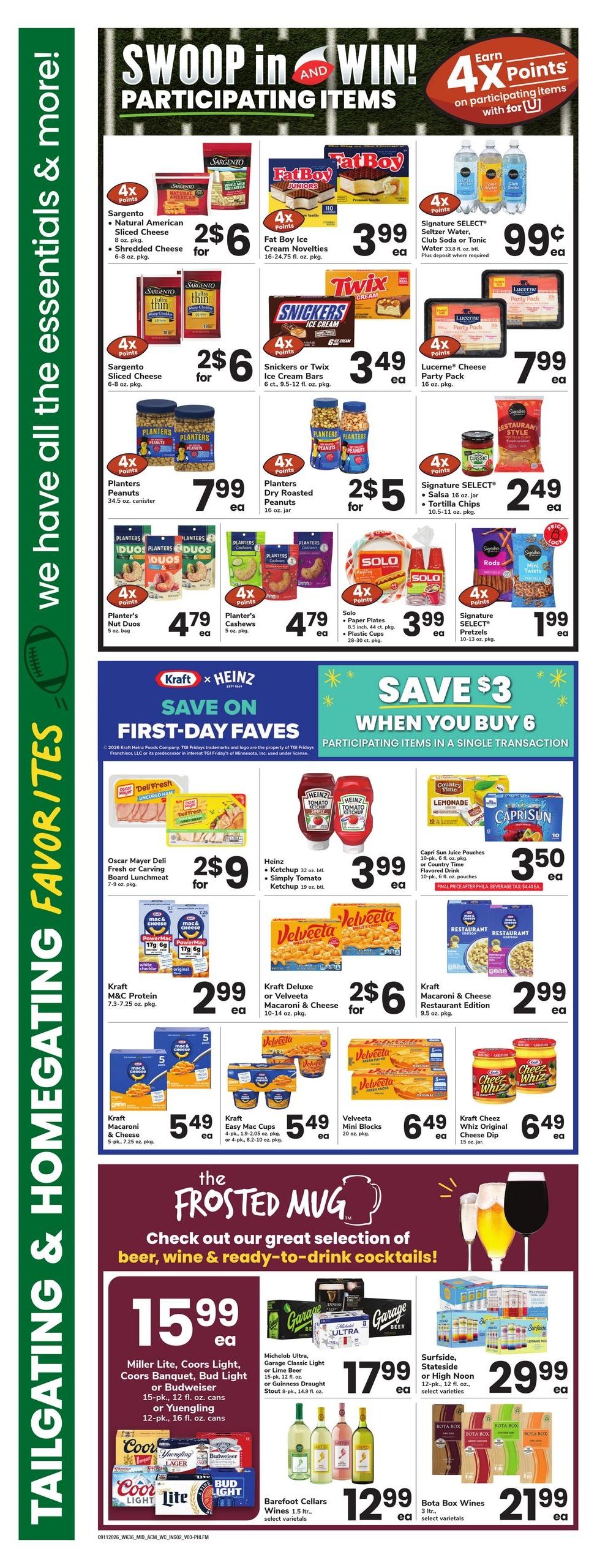 Acme Markets (Philadelphia Area, PA) Weekly Ad September 11 - 17, 2026