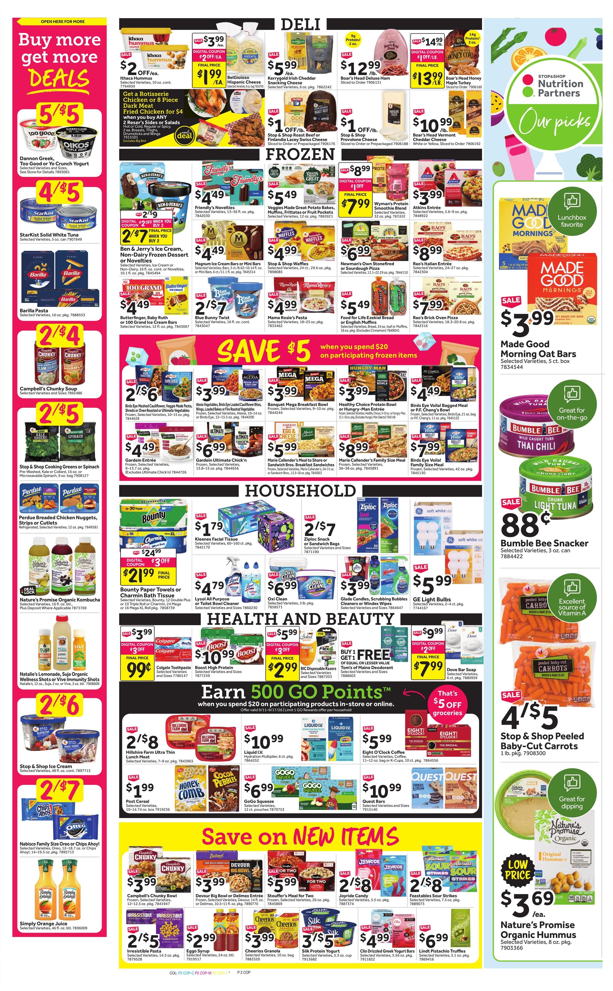 Stop & Shop (Bridgeport-New Haven Area, CT) Weekly Ad September 11 - 17, 2026
