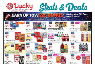 Lucky Supermarkets (Oakland-San Francisco Area, CA) Steals & Deals Weekly Ad September 9 - October 6, 2026