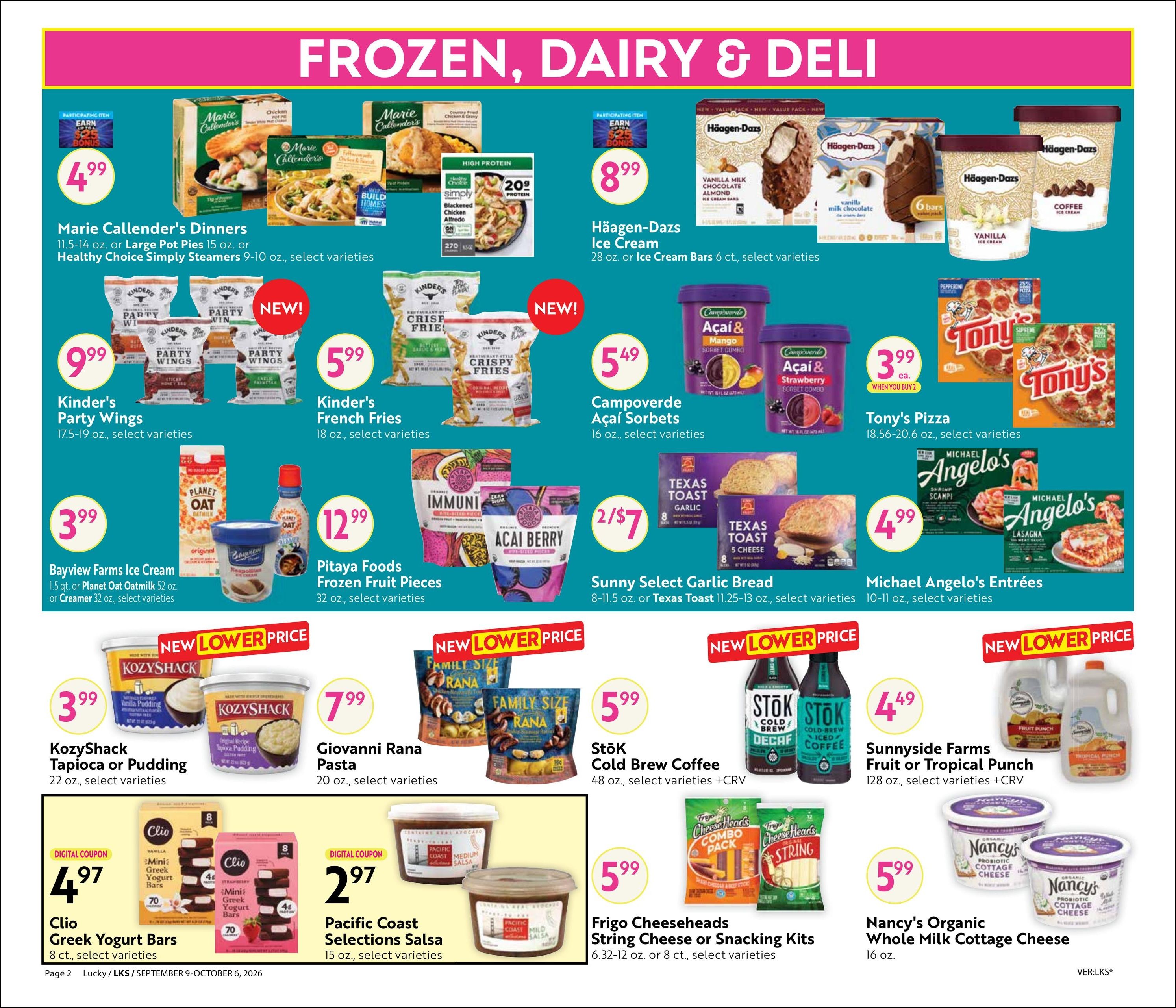 Lucky Supermarkets (Oakland-San Francisco Area, CA) Steals & Deals Weekly Ad September 9 - October 6, 2026