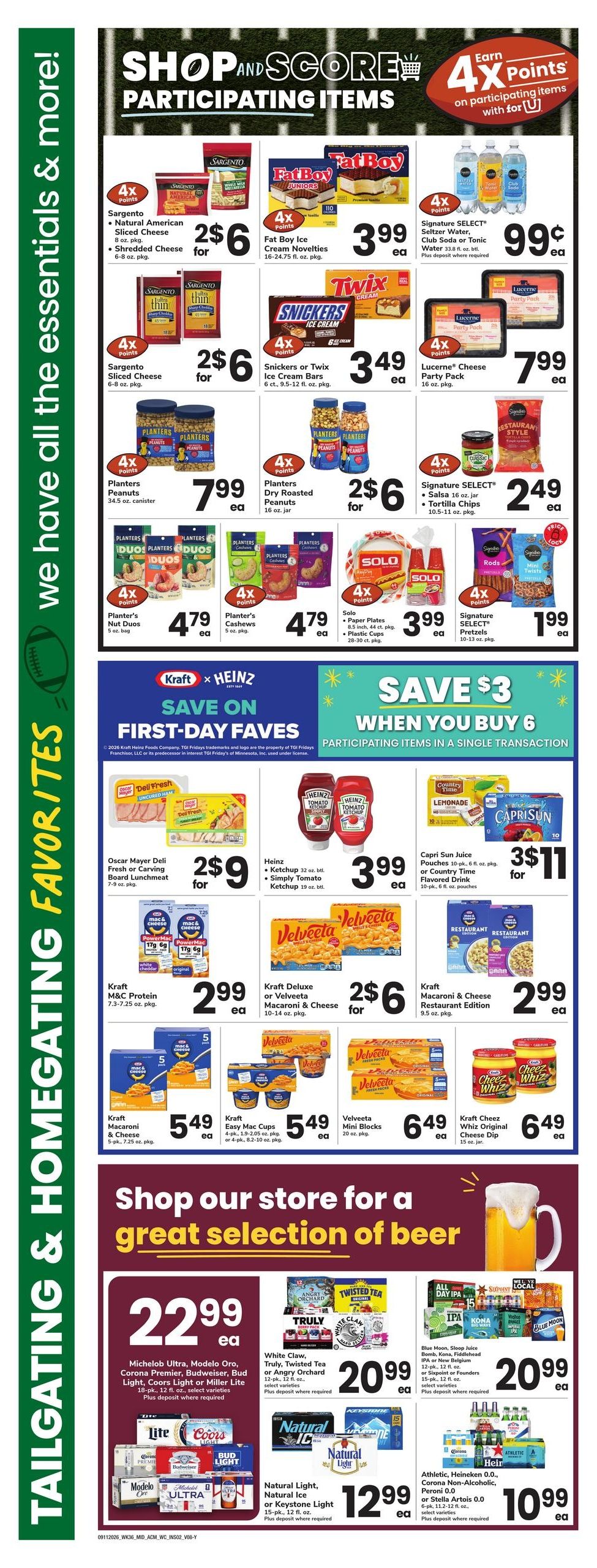 Acme Markets (Yonkers Area, NY) Weekly Ad September 11 - 17, 2026