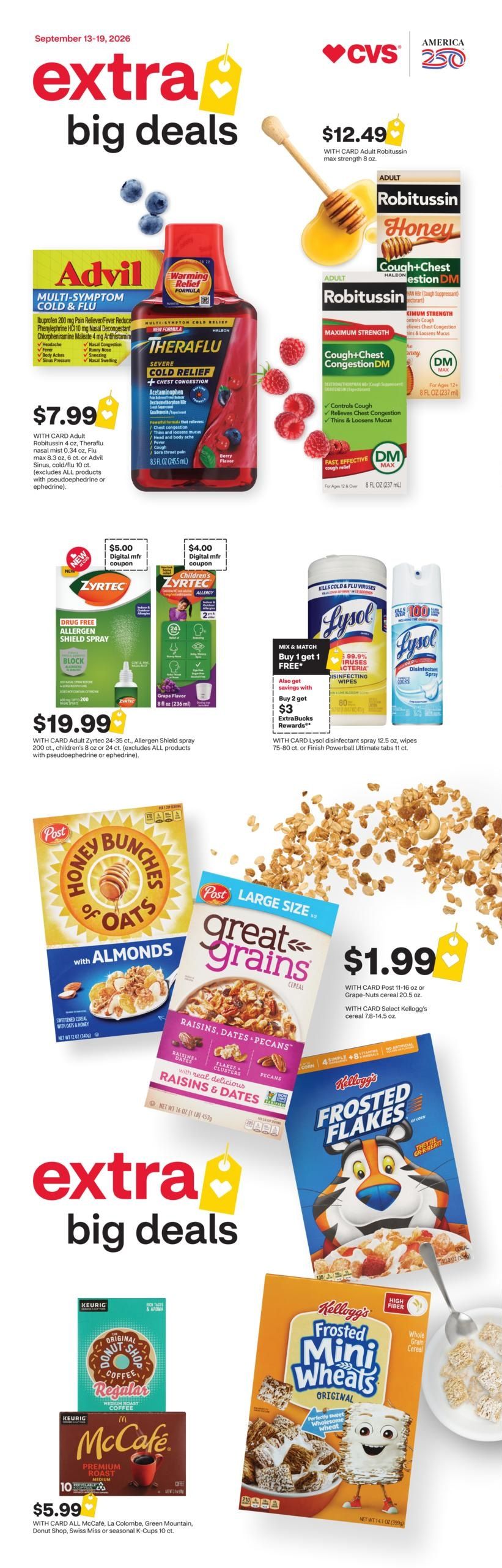 CVS Pharmacy (Aurora Area, IL) Weekly Ad September 13 - 20, 2026