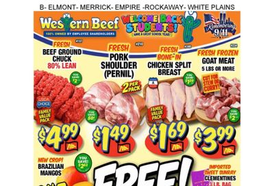 Western Beef (New York) Weekly Ad September 10 - 16, 2026