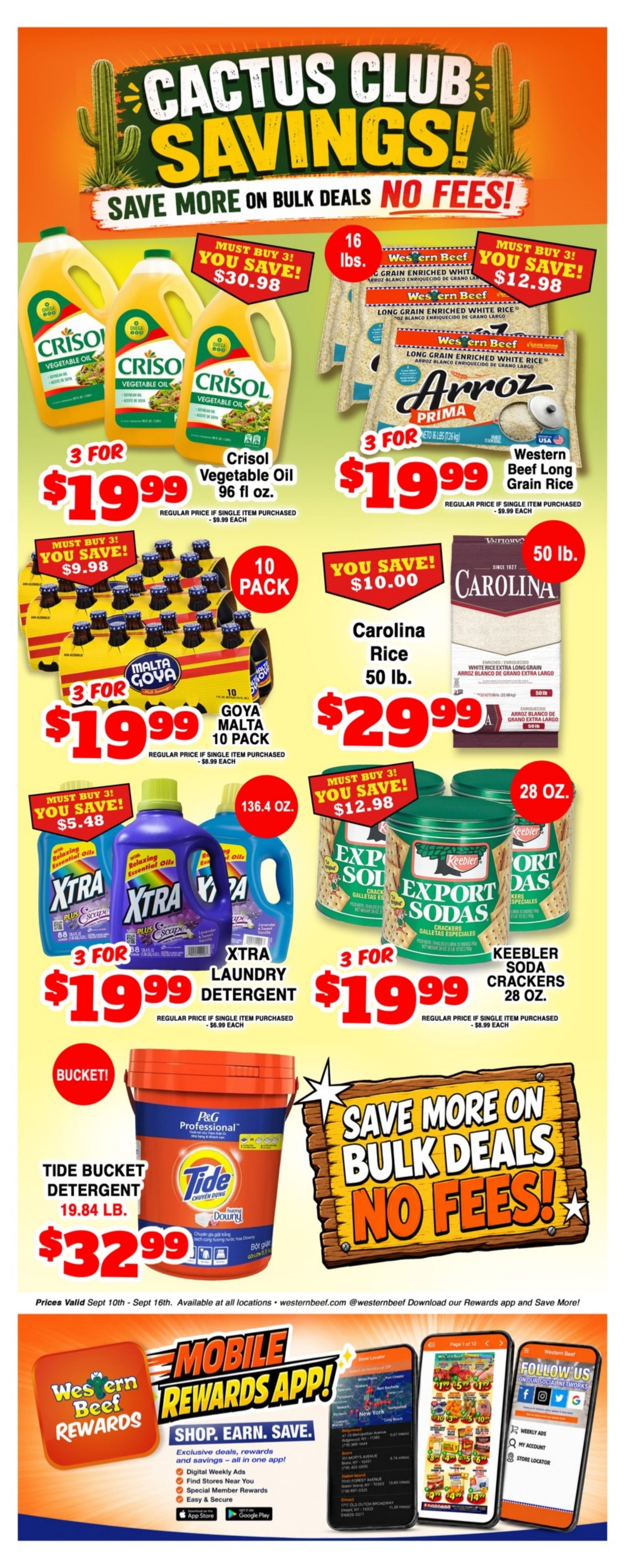 Western Beef Weekly Ad September 10 - 16, 2026