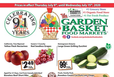 The Garden Basket Flyer July 9 to 15