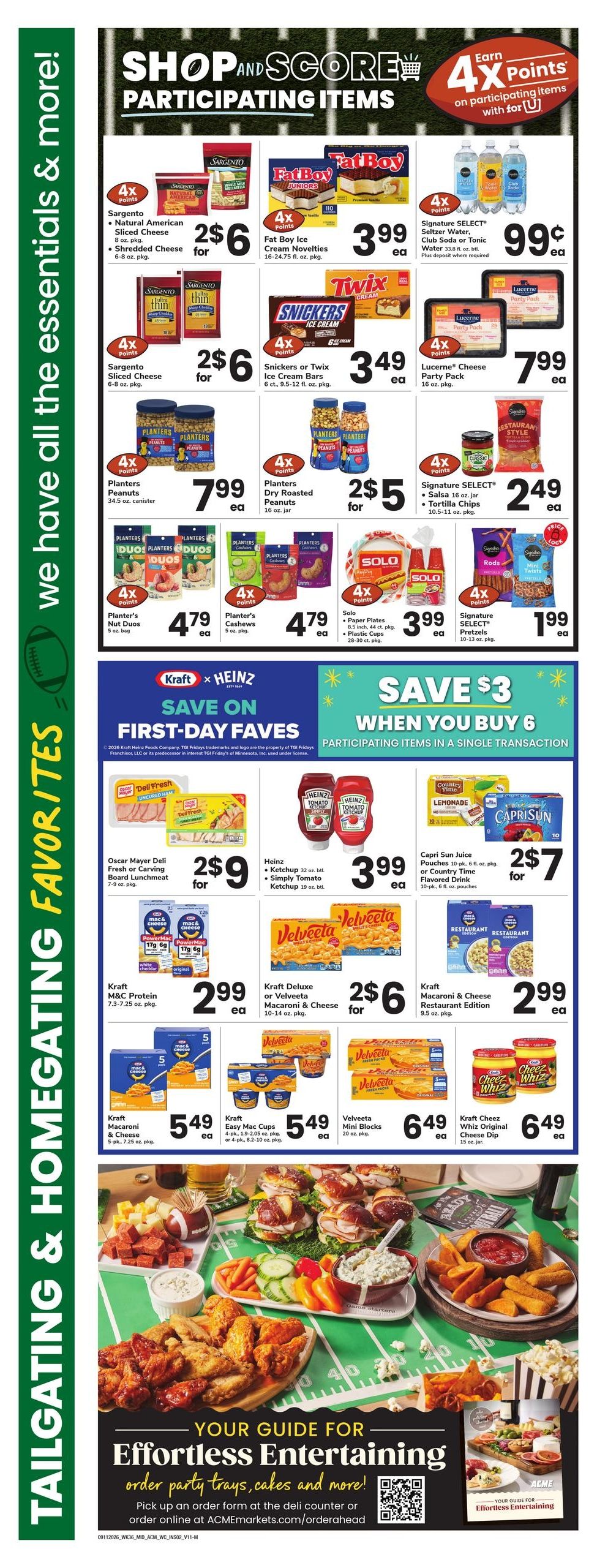 Acme Markets (Toms River Area, NJ) Weekly Ad September 11 - 17, 2026
