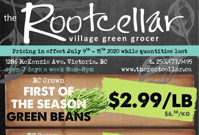 The Root Cellar Flyer July 9 to 15