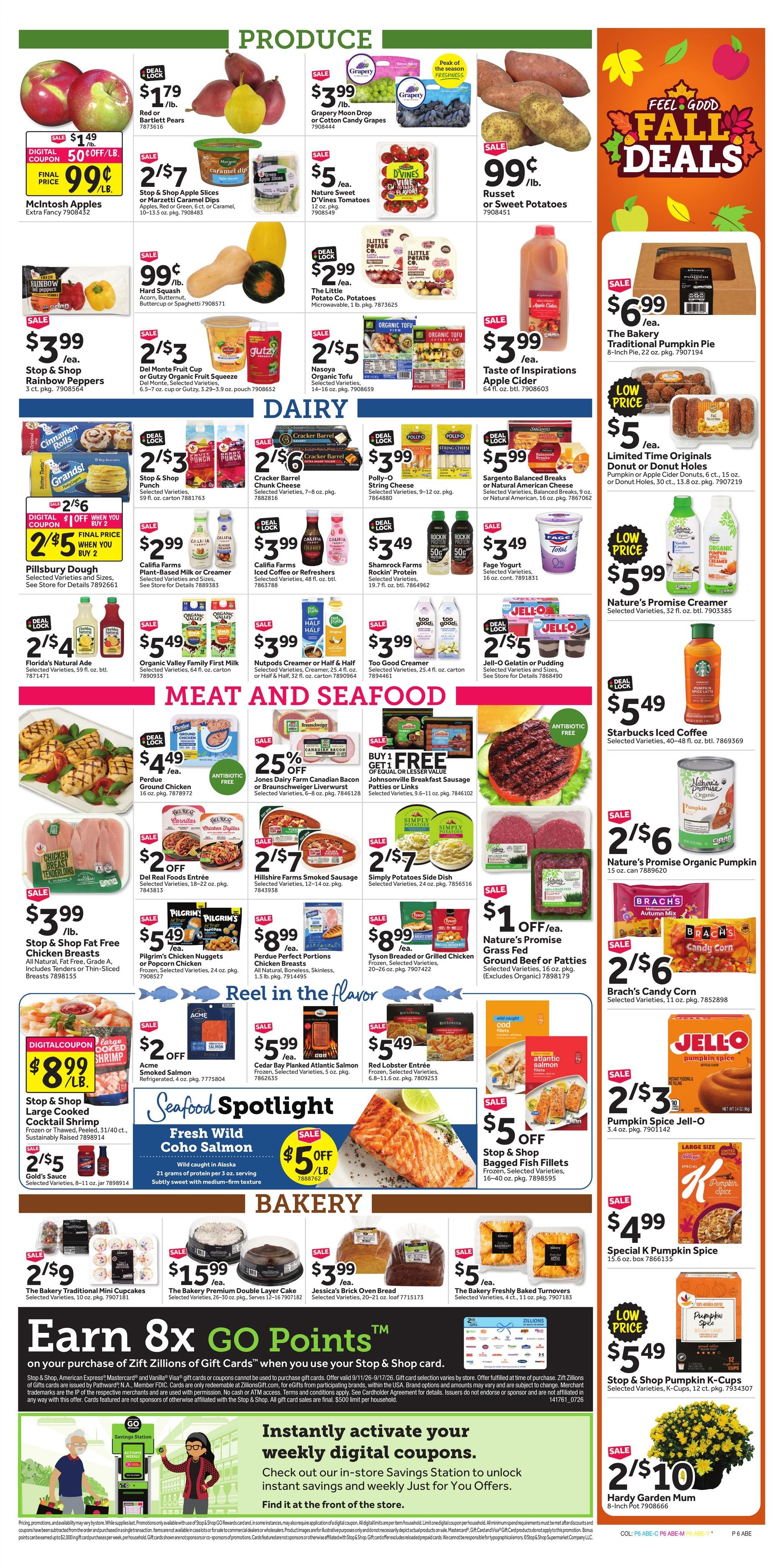 Stop & Shop (Edison Area, NJ) Weekly Ad September 11 - 17, 2026