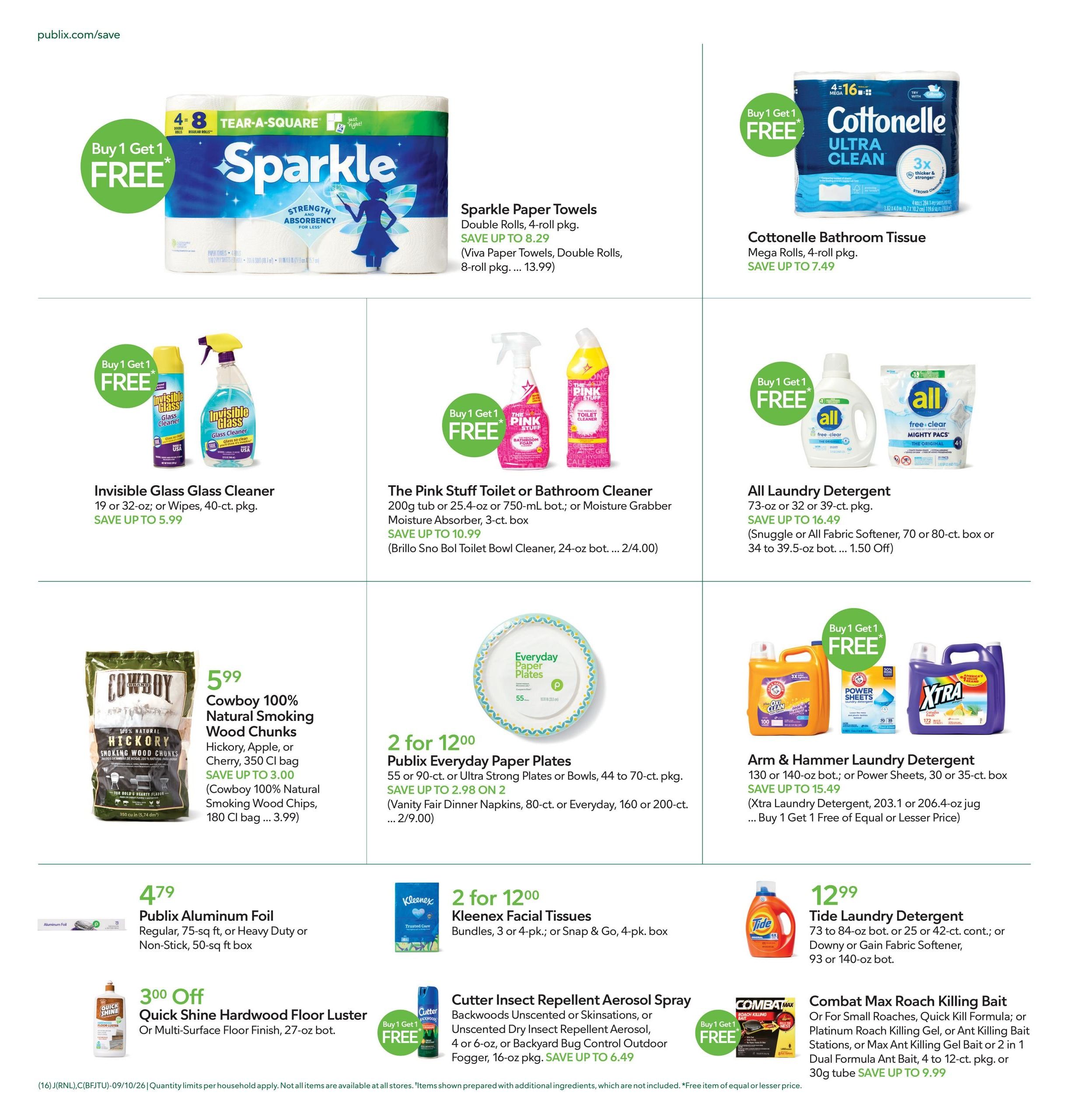 Publix (Loris Area, SC) Weekly Ad September 9 - 15, 2026