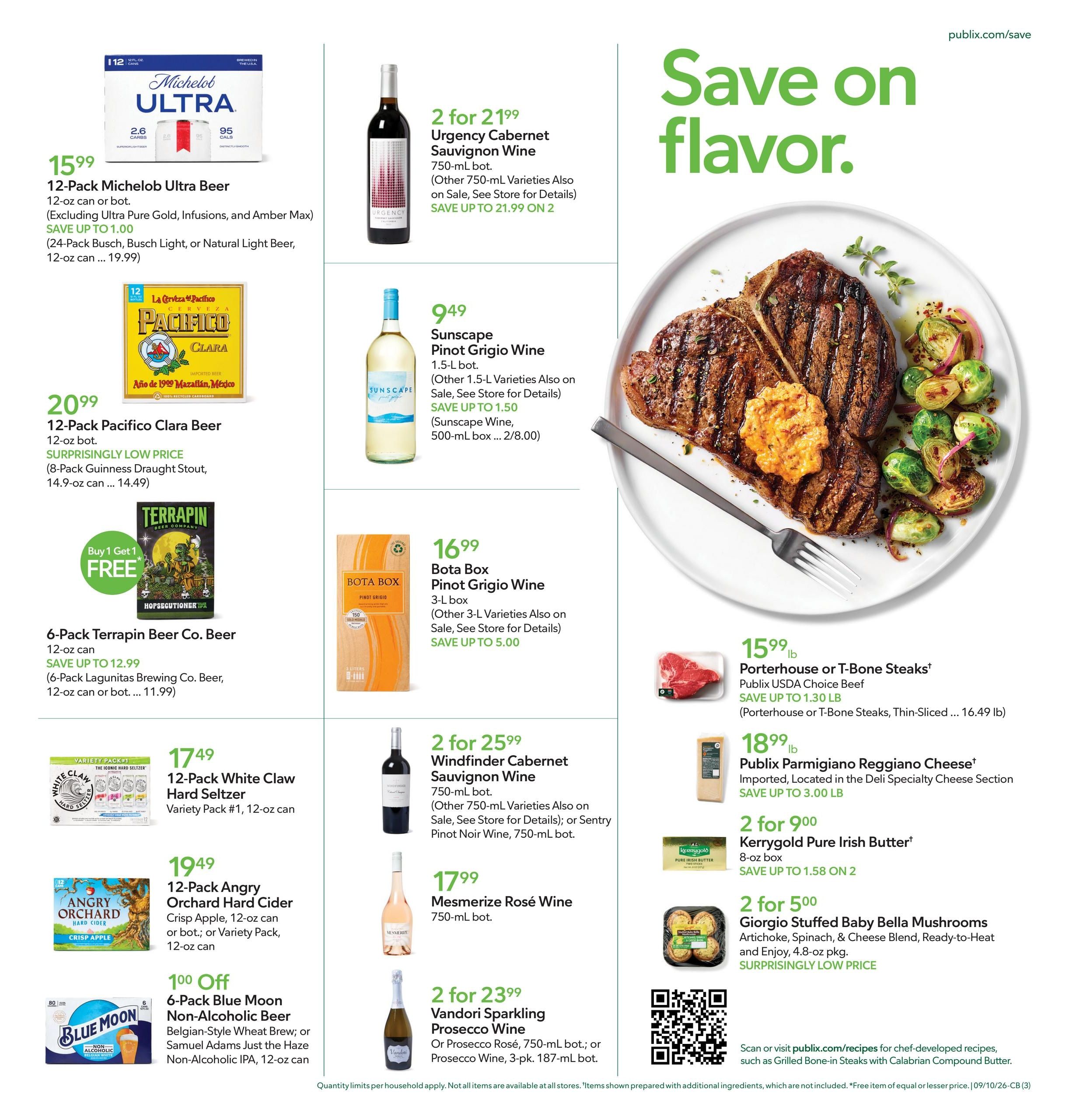 Publix (Loris Area, SC) Weekly Ad September 9 - 15, 2026