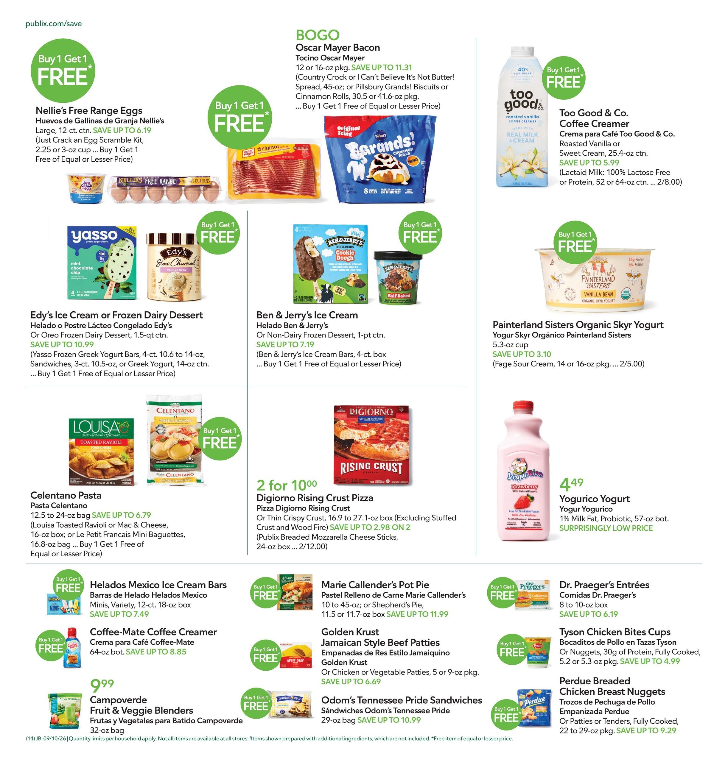 Publix (Savannah Area, GA) Anuncio Semanal Español Weekly Ad September 9 - 15, 2026