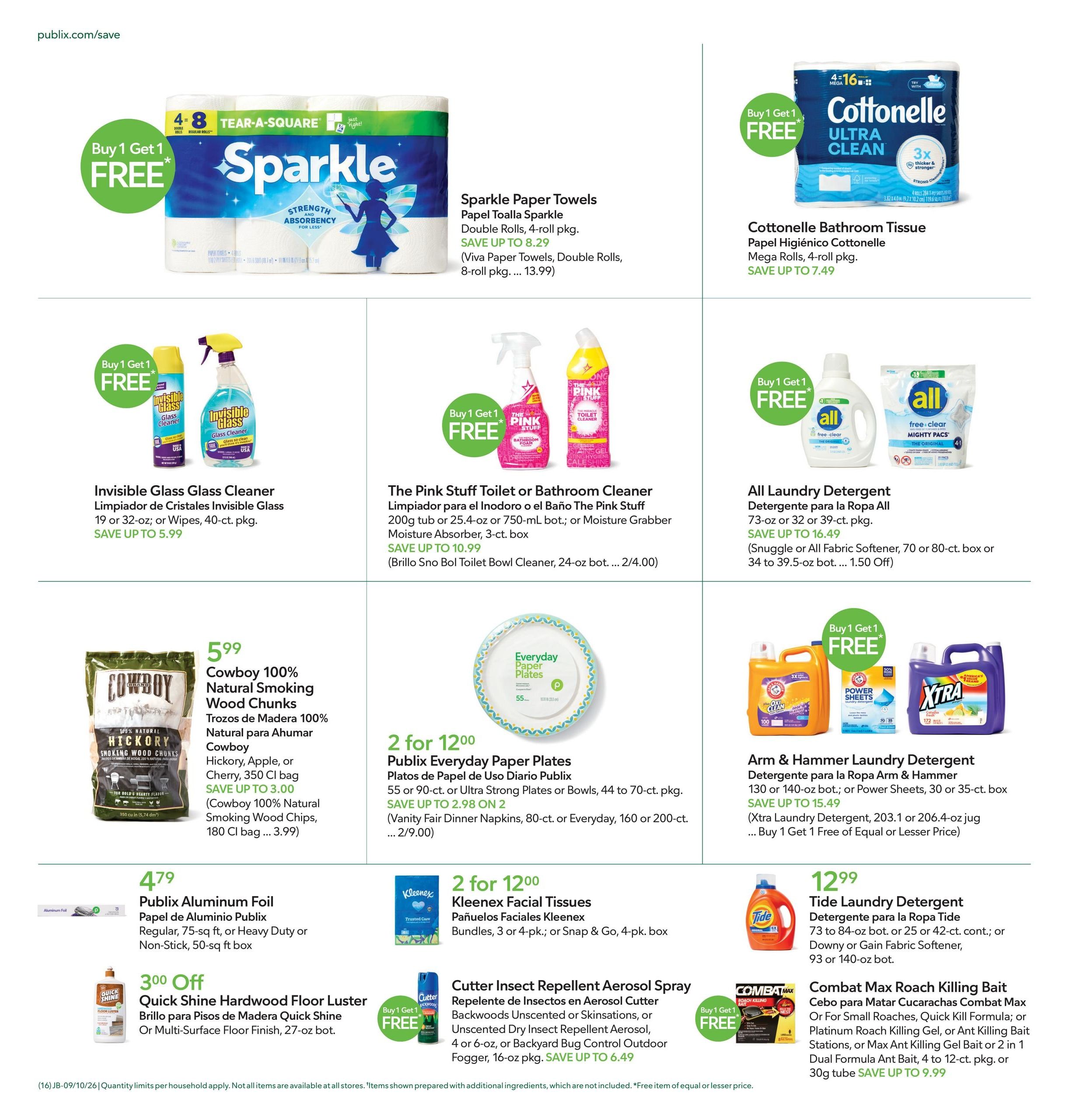 Publix (Savannah Area, GA) Anuncio Semanal Español Weekly Ad September 9 - 15, 2026