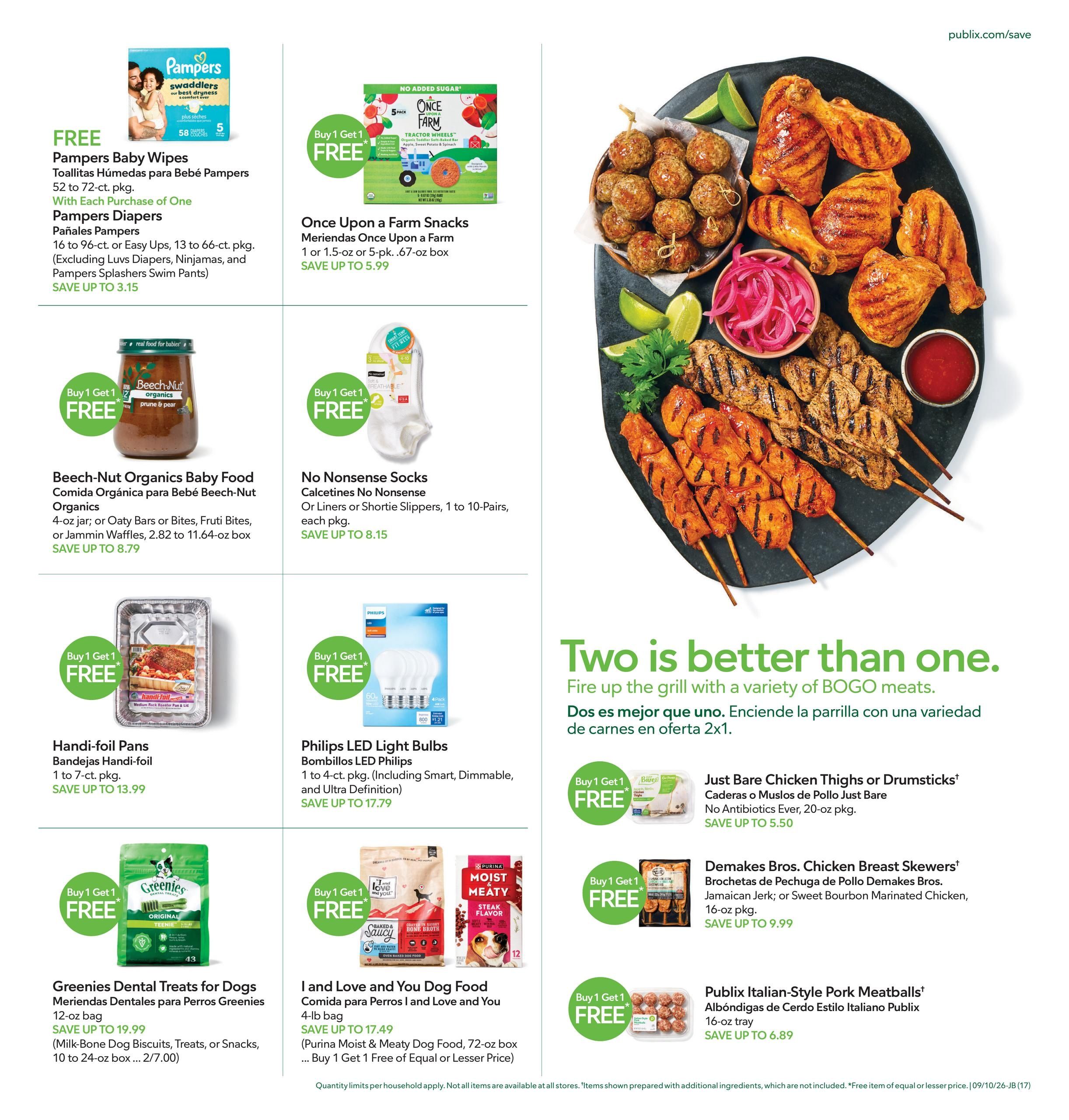 Publix (Savannah Area, GA) Anuncio Semanal Español Weekly Ad September 9 - 15, 2026