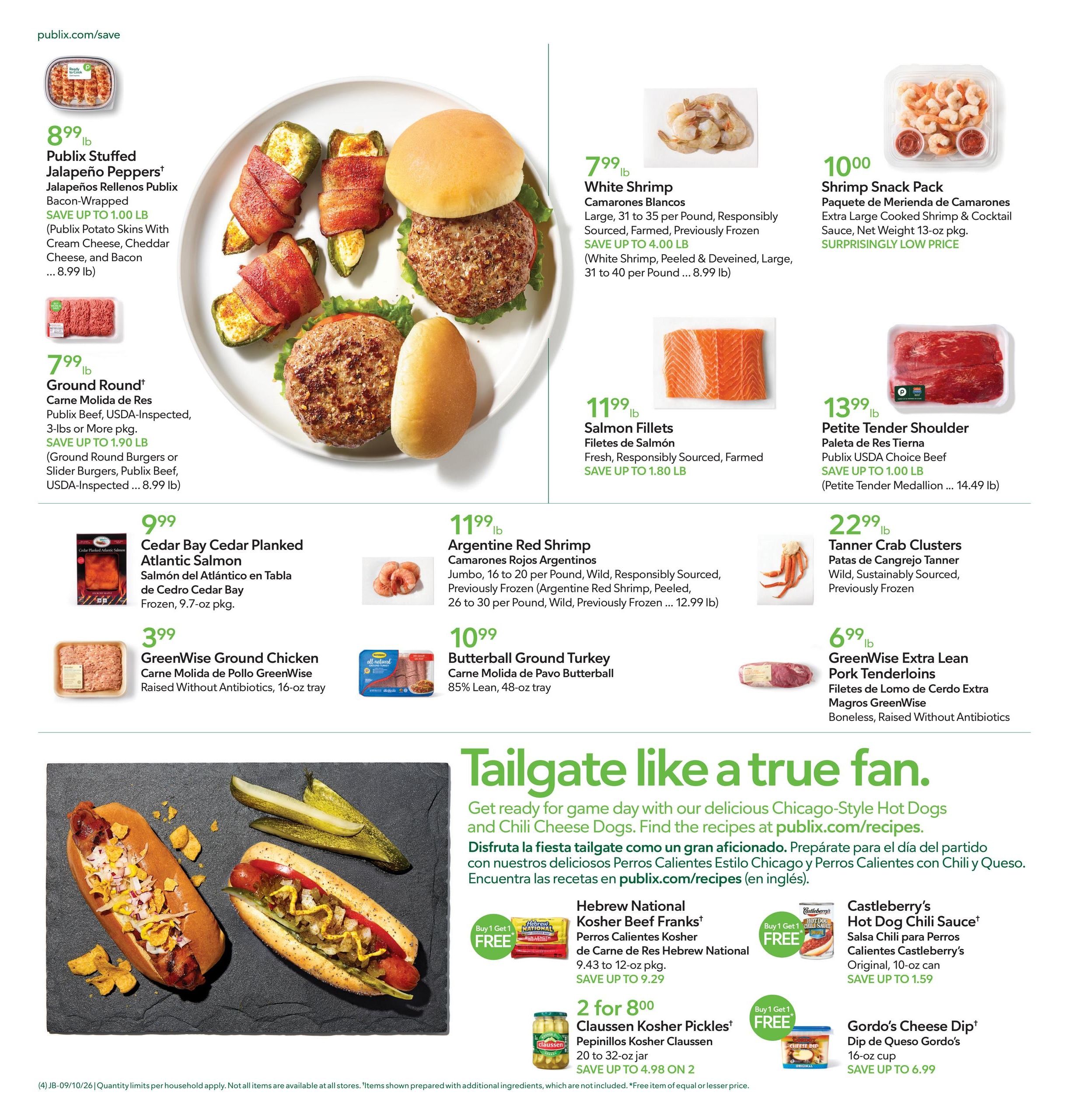 Publix (Savannah Area, GA) Anuncio Semanal Español Weekly Ad September 9 - 15, 2026